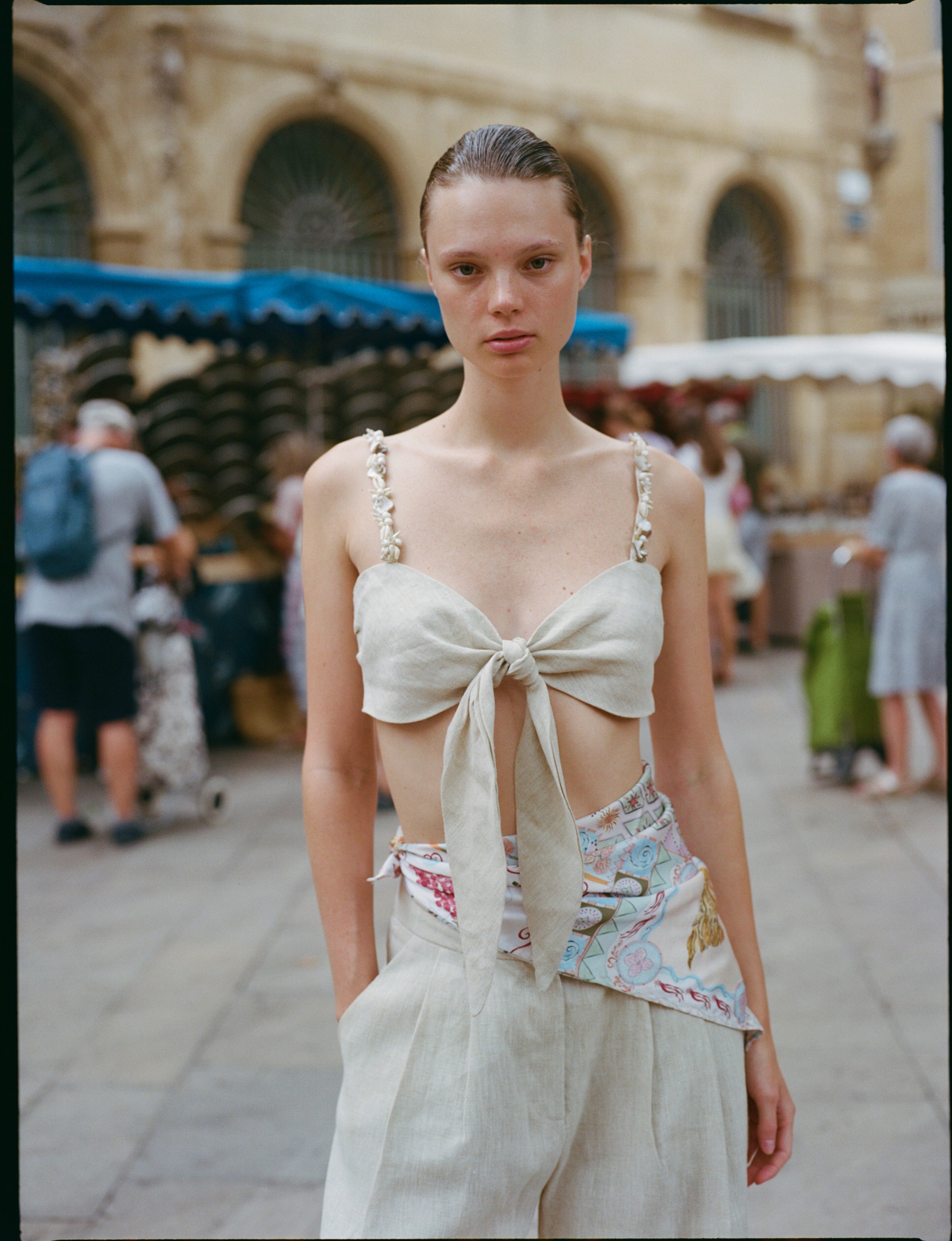 Estela Top ivory