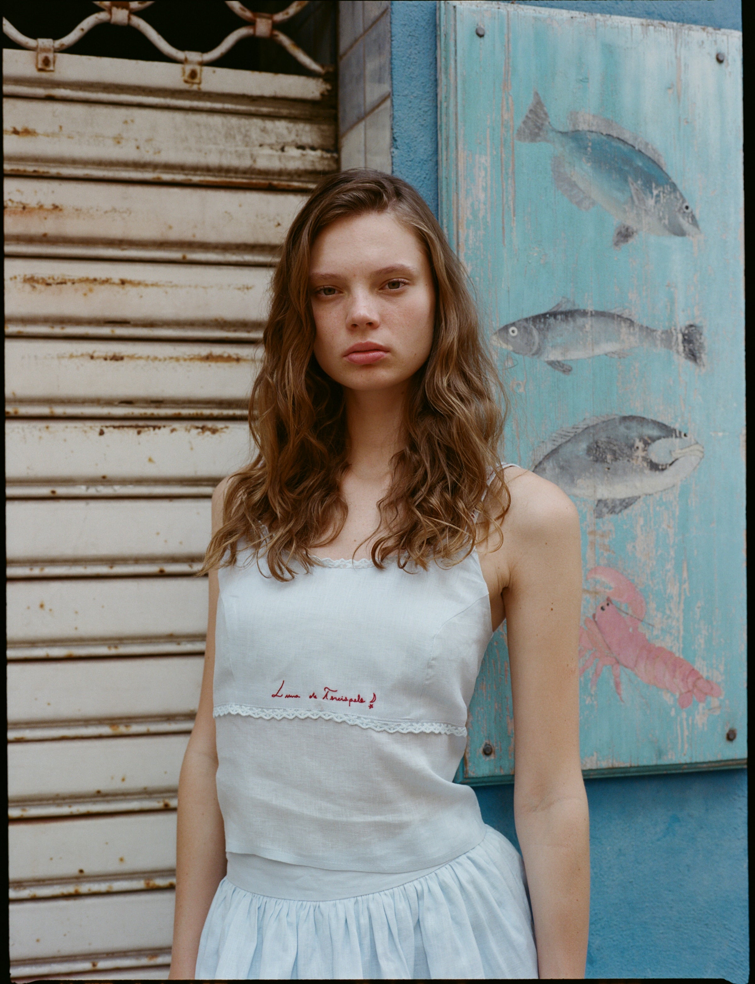 Luminara Blouse light blue