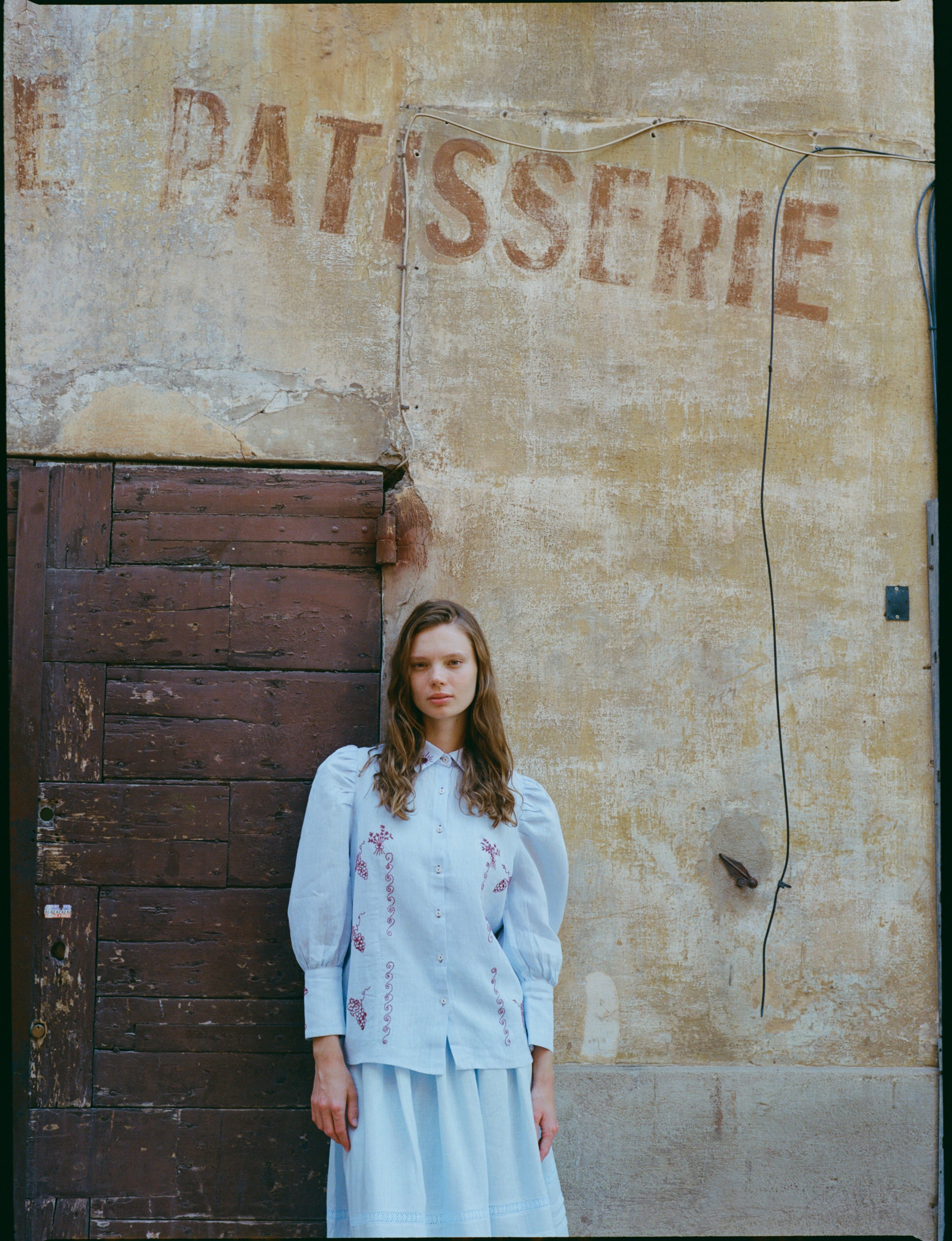 Violet Blouse light blue