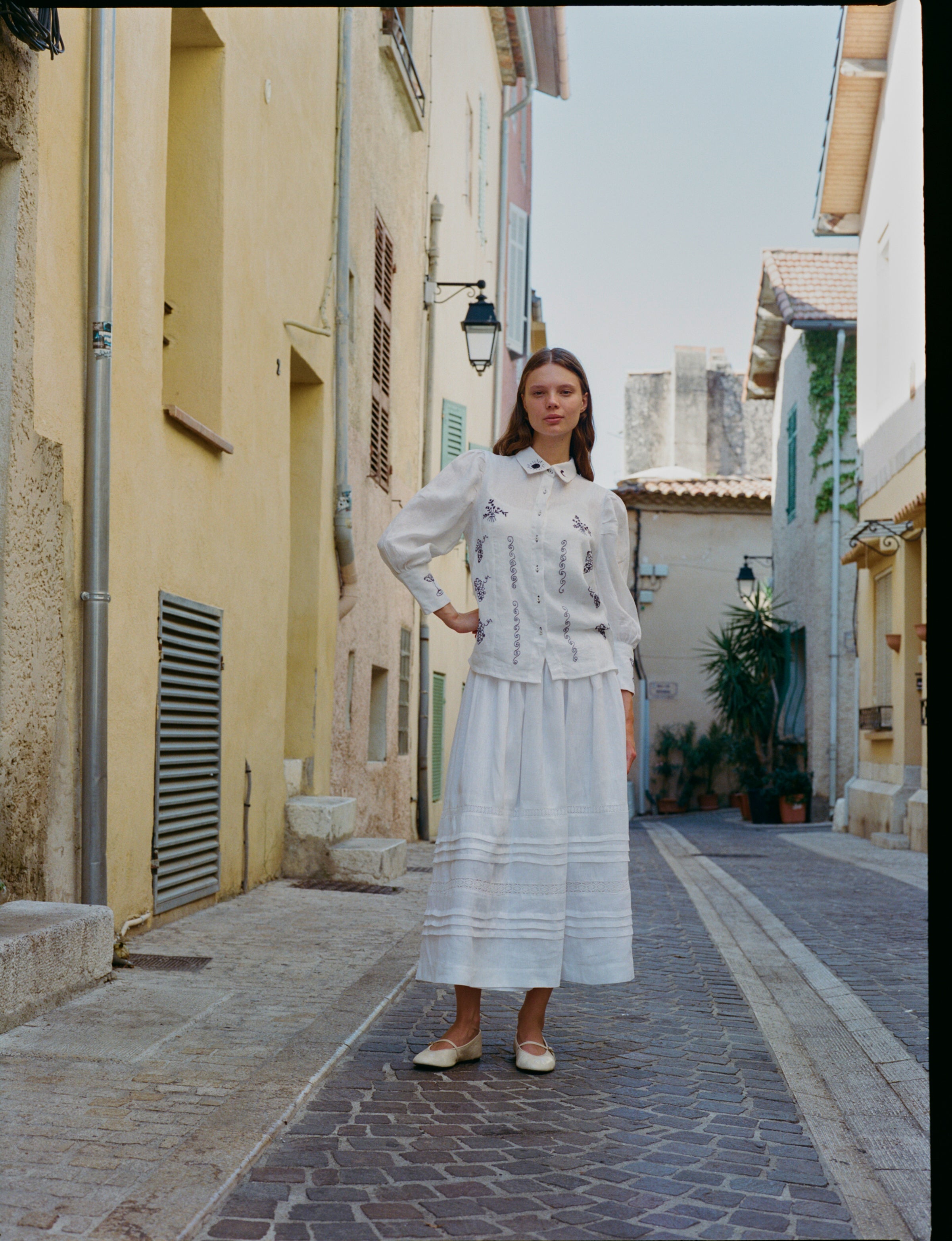 Violet Blouse off white
