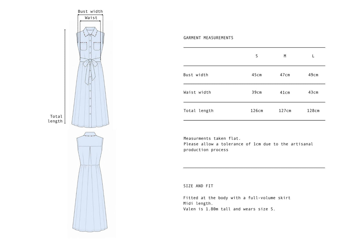 Isadora Dress powder blue