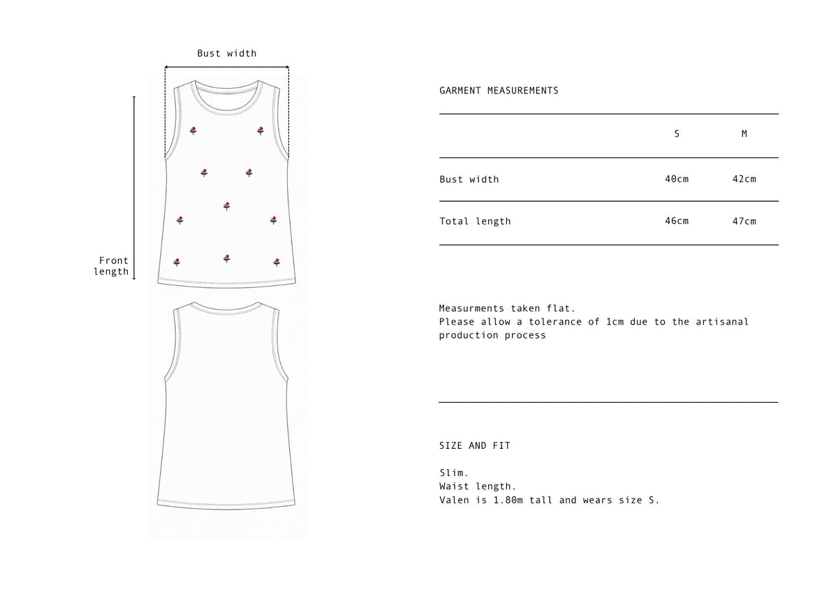 Amalia Tank Top Off White