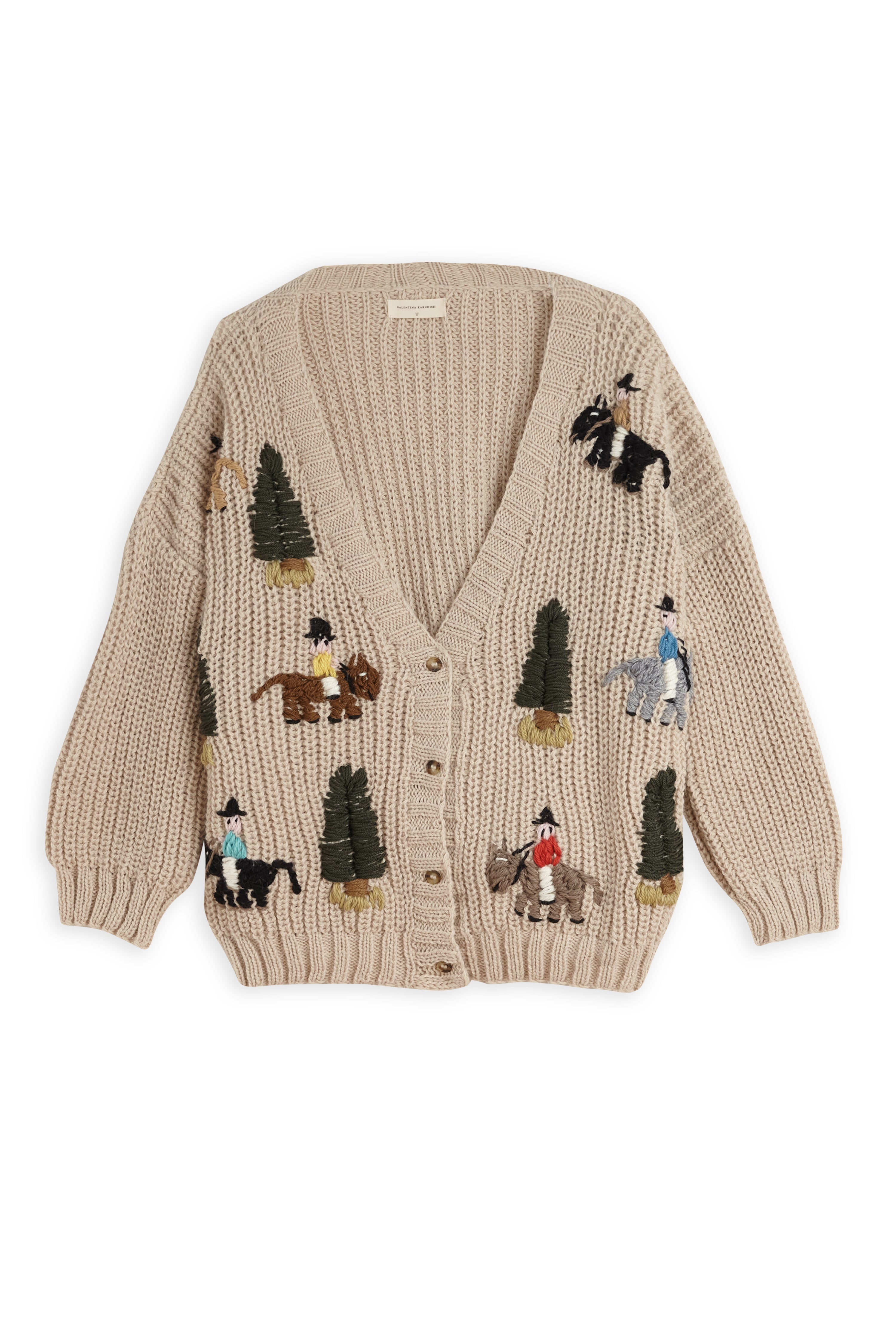 Arelauquen Cardigan sand
