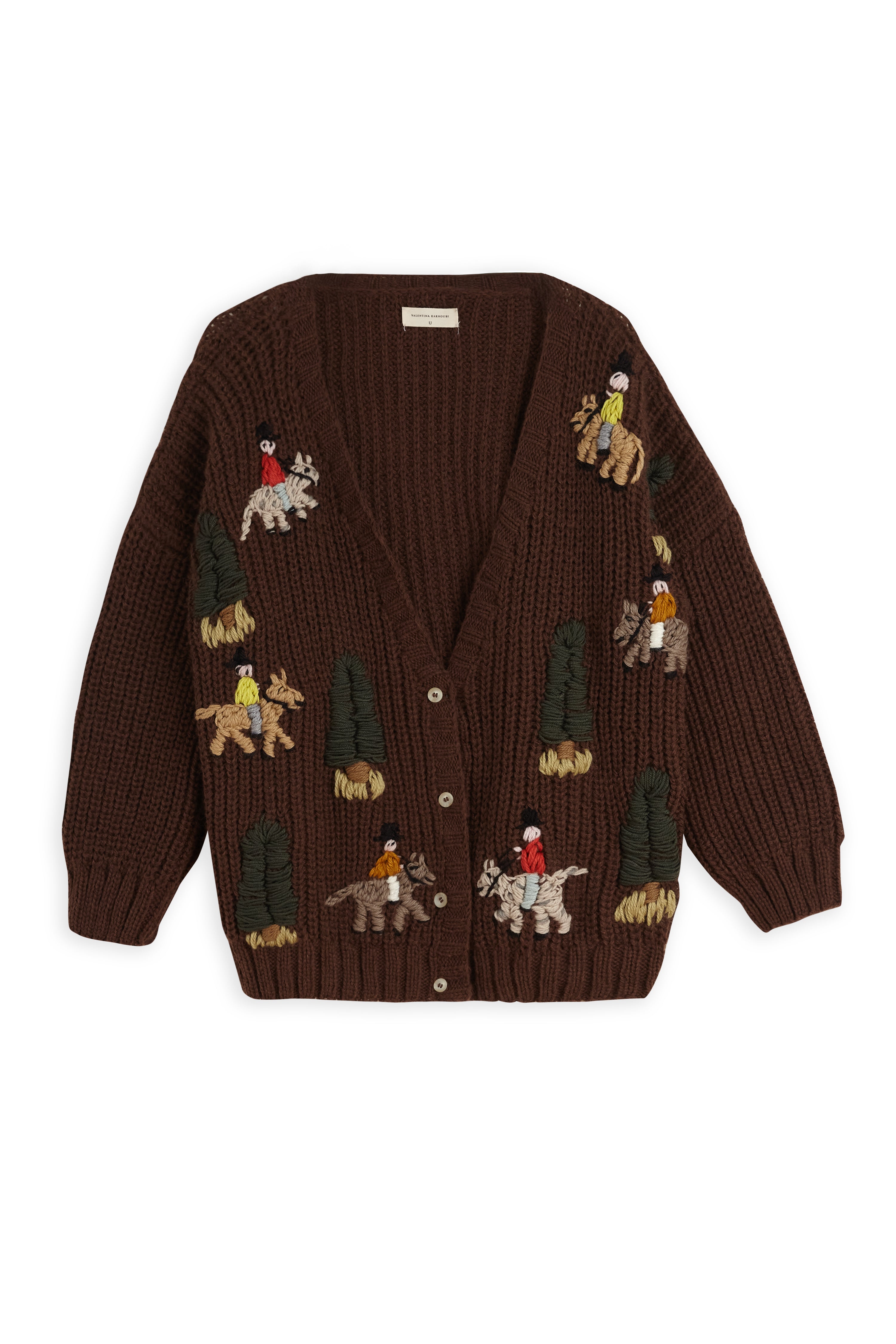 Arelauquen Cardigan brown