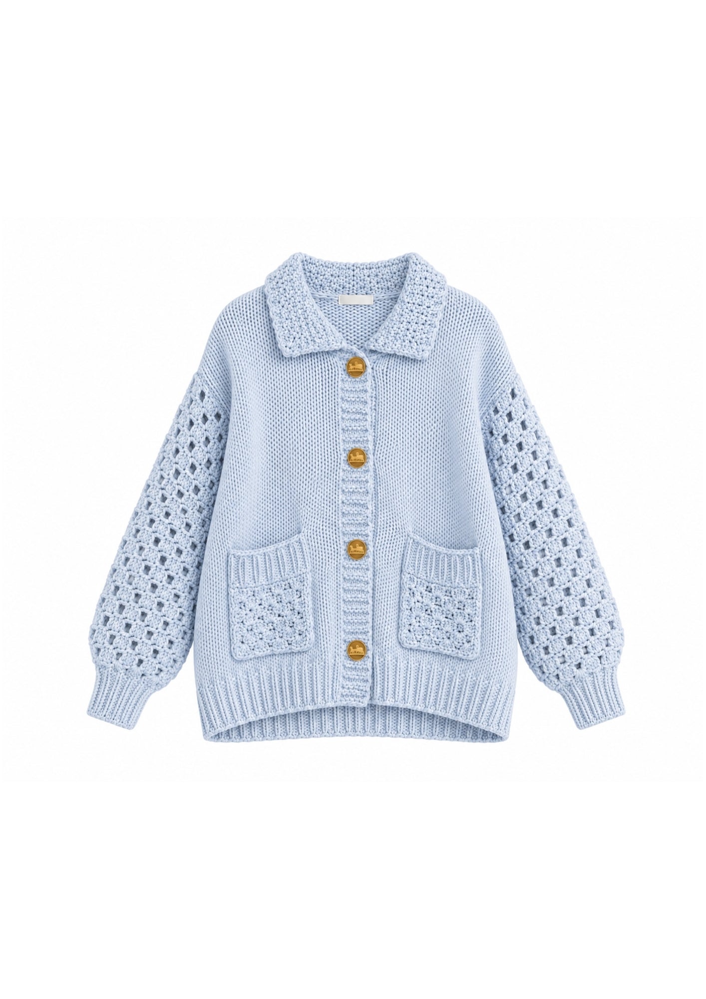 Carmela Cardigan Powder Blue