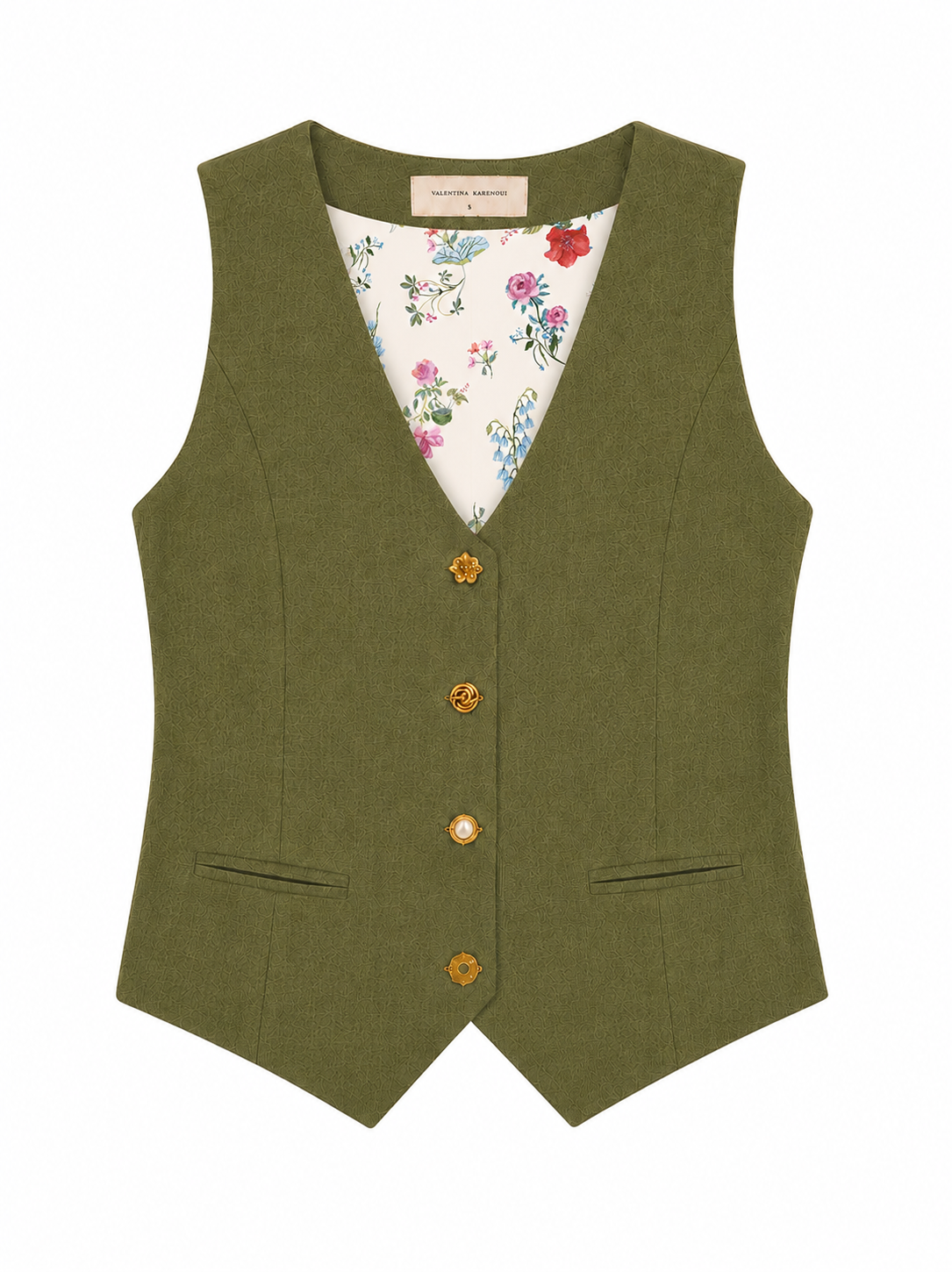 Cuyo Vest Olive Green