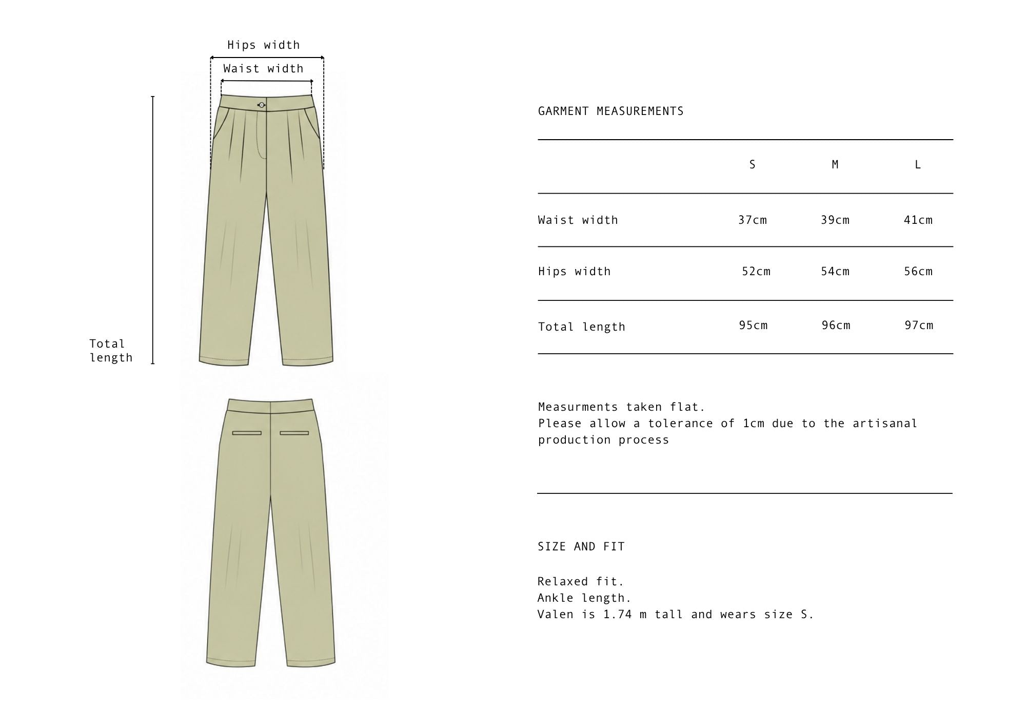 Pampa Pants Olive Green
