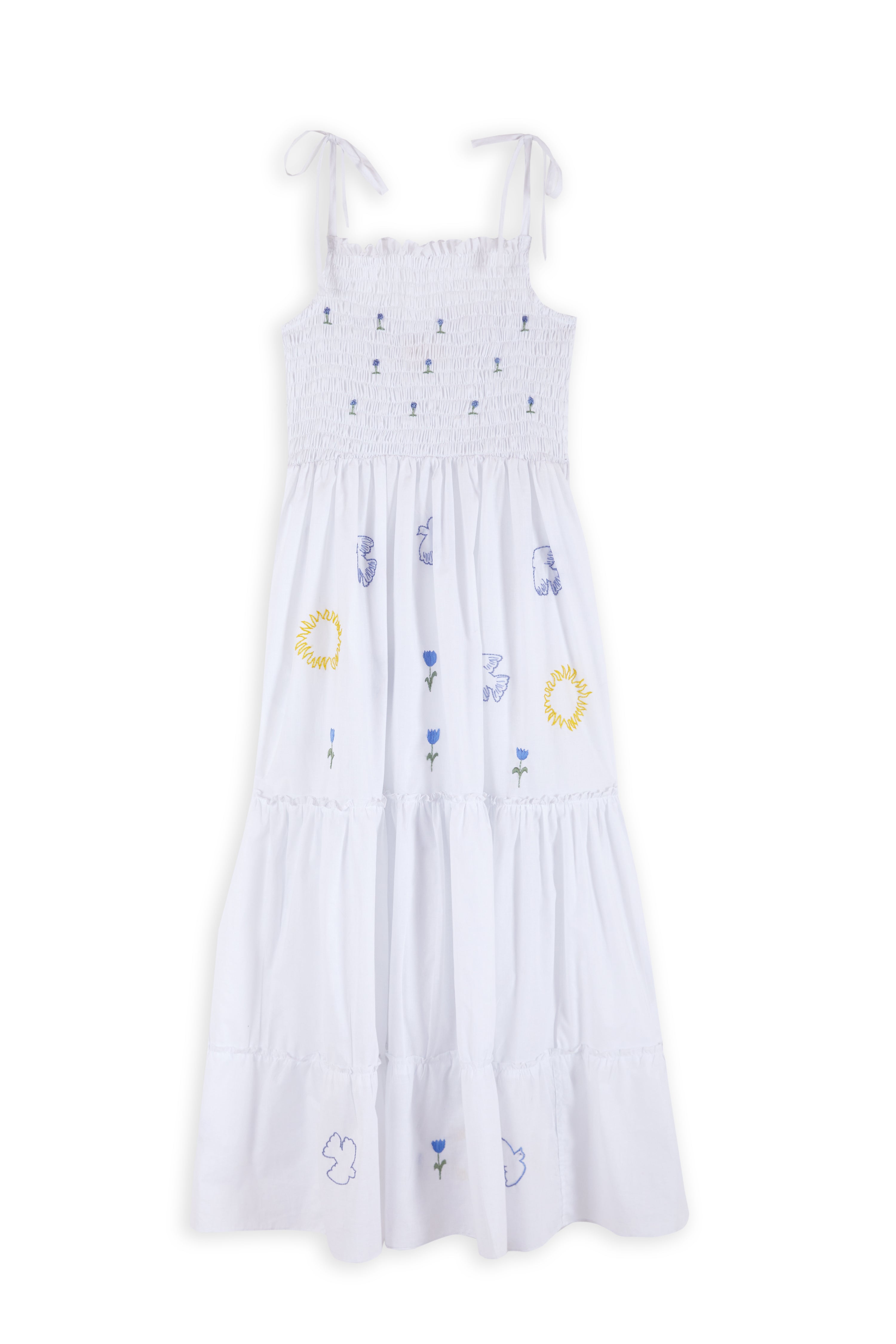 Alma Dress white
