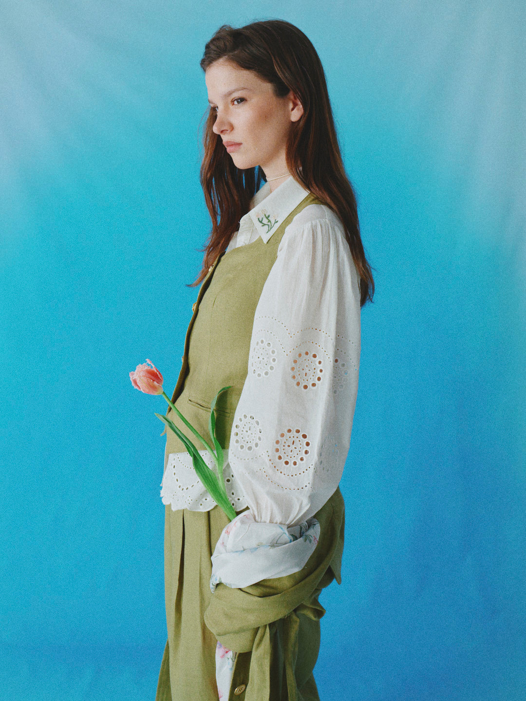 Cuyo Vest Olive Green