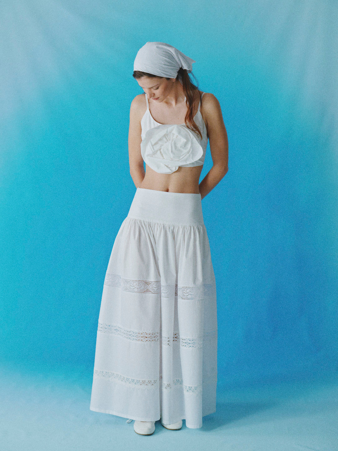 La Rosa Top White