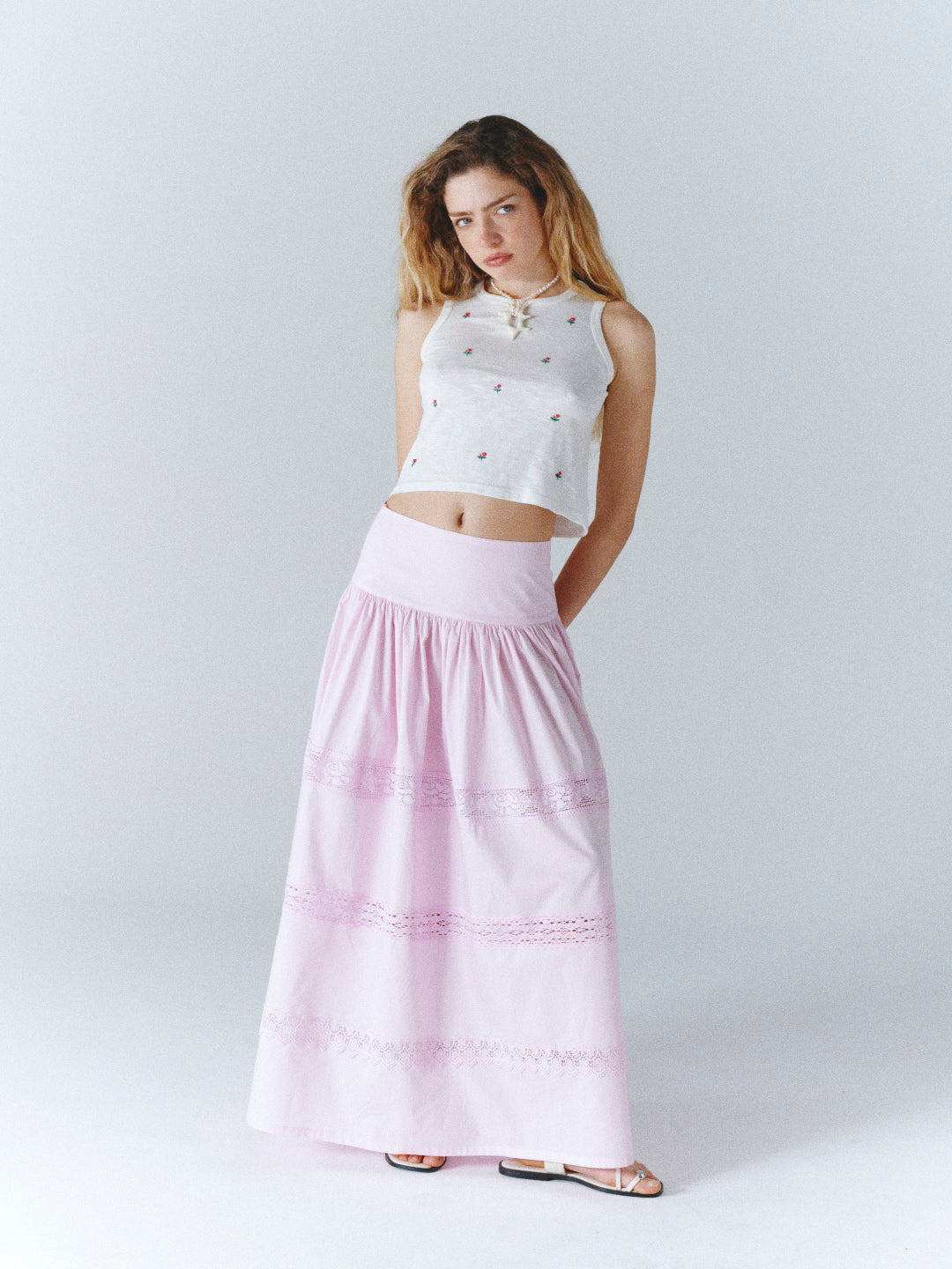 Amalia Tank Top Off White