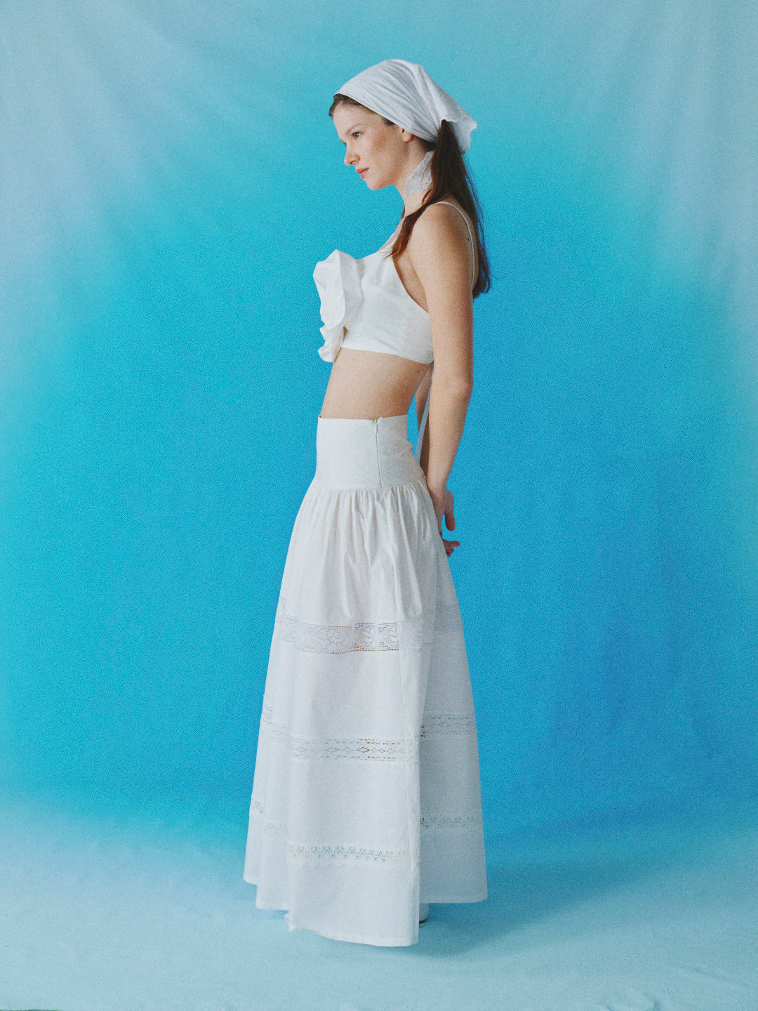 La Rosa Top White