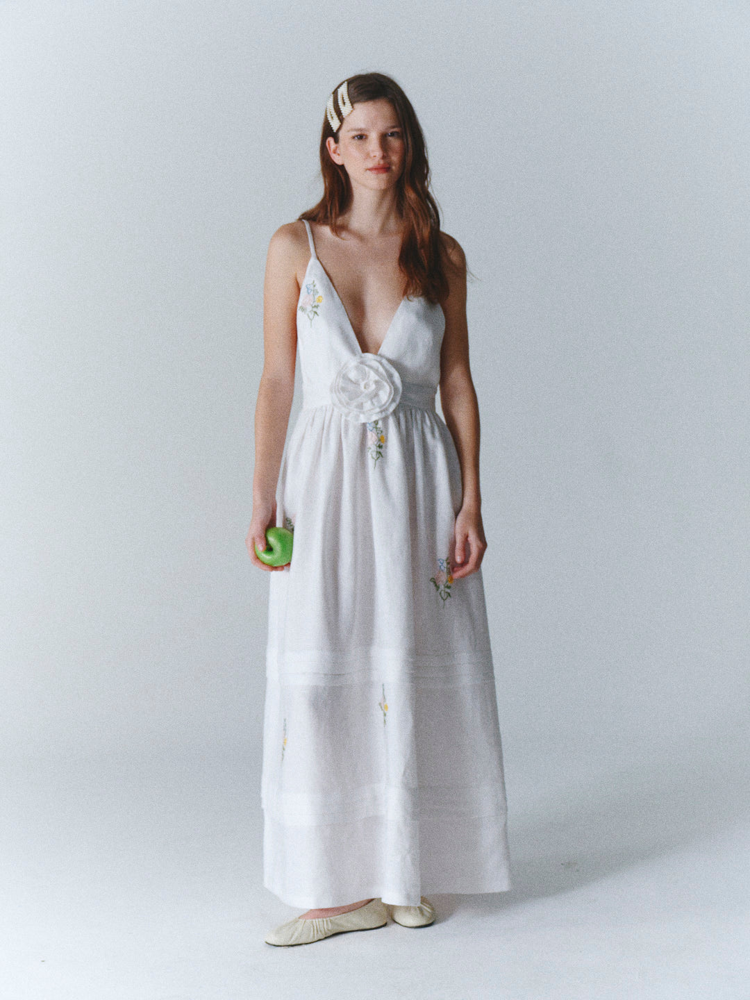 Atenas Dress Off White