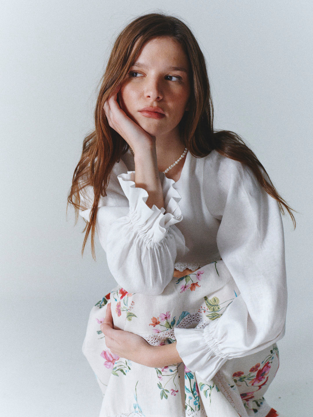 Milena Top White