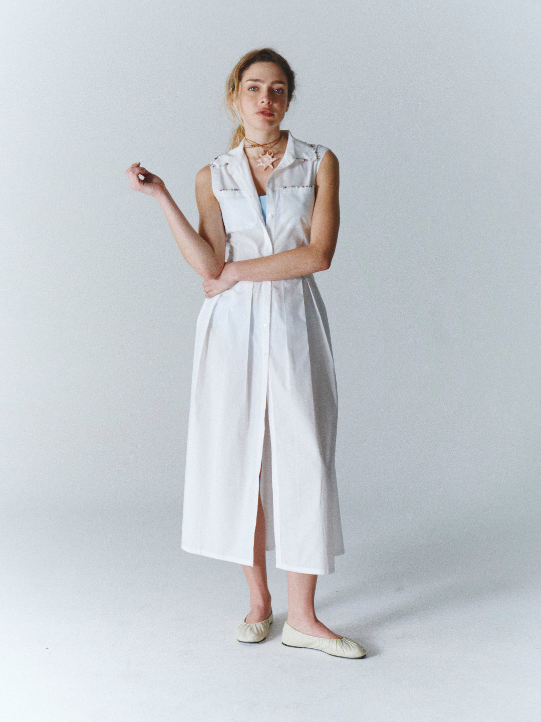 Isadora Dress white
