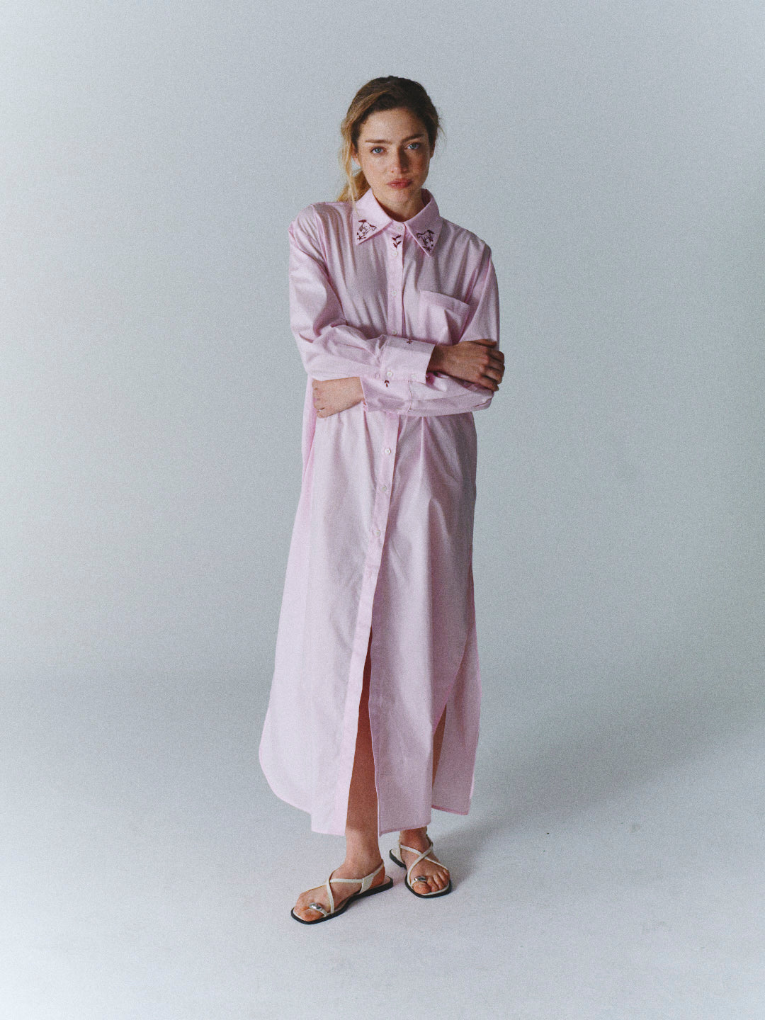 Francisca Dress Dusty Pink