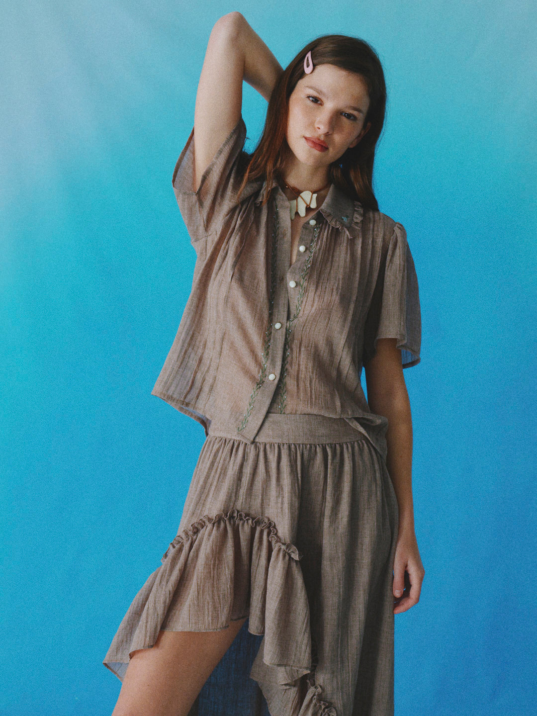 Malta Blouse taupe