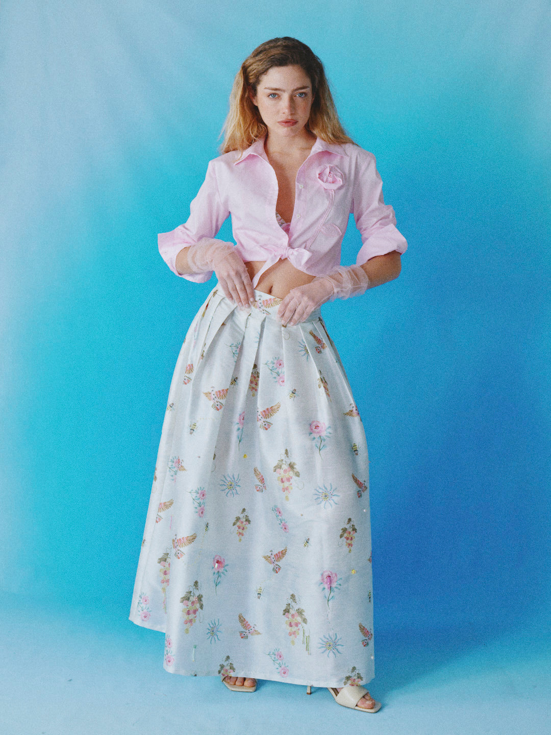 Brigitte Blouse Dusty Pink