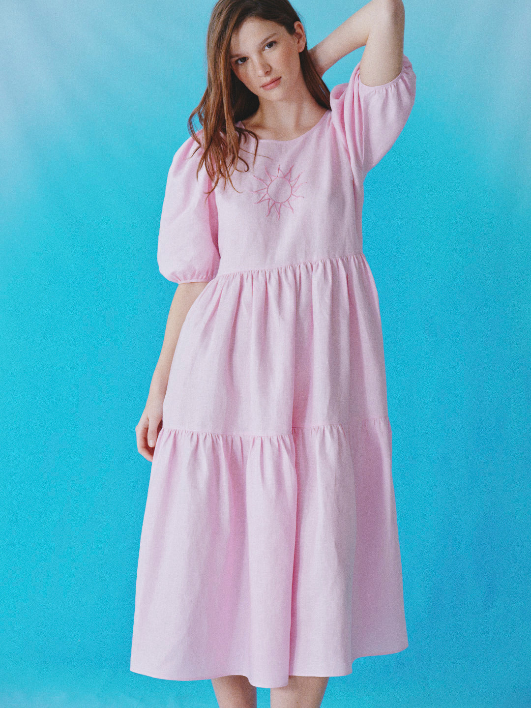 Dolly Dress Dusty Pink
