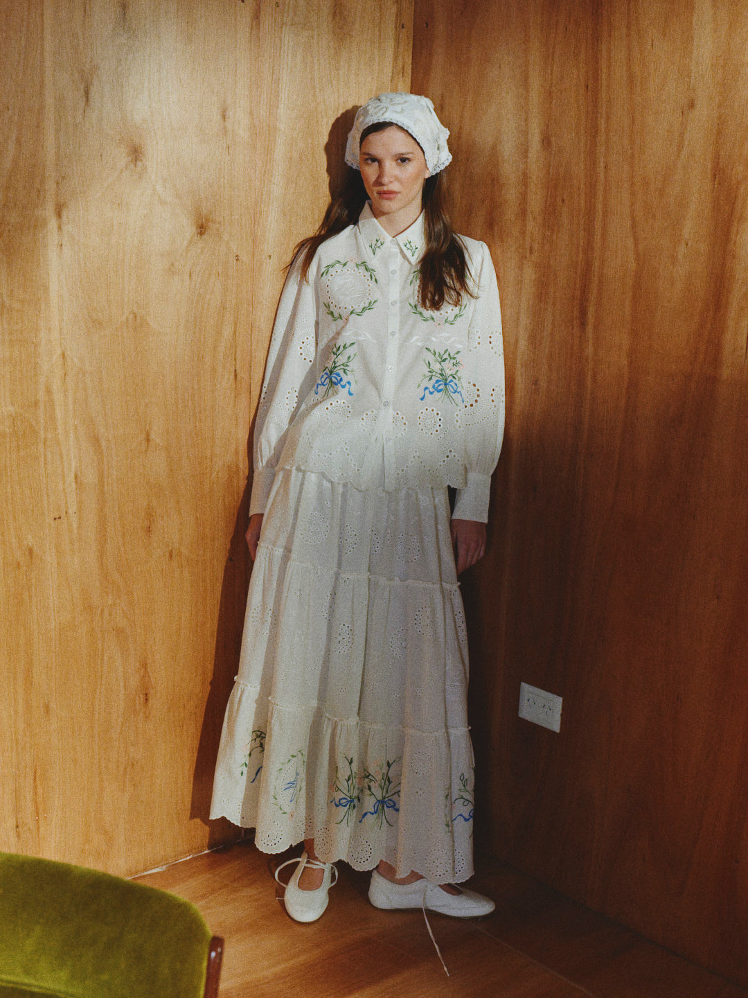 Penelope Skirt Off White