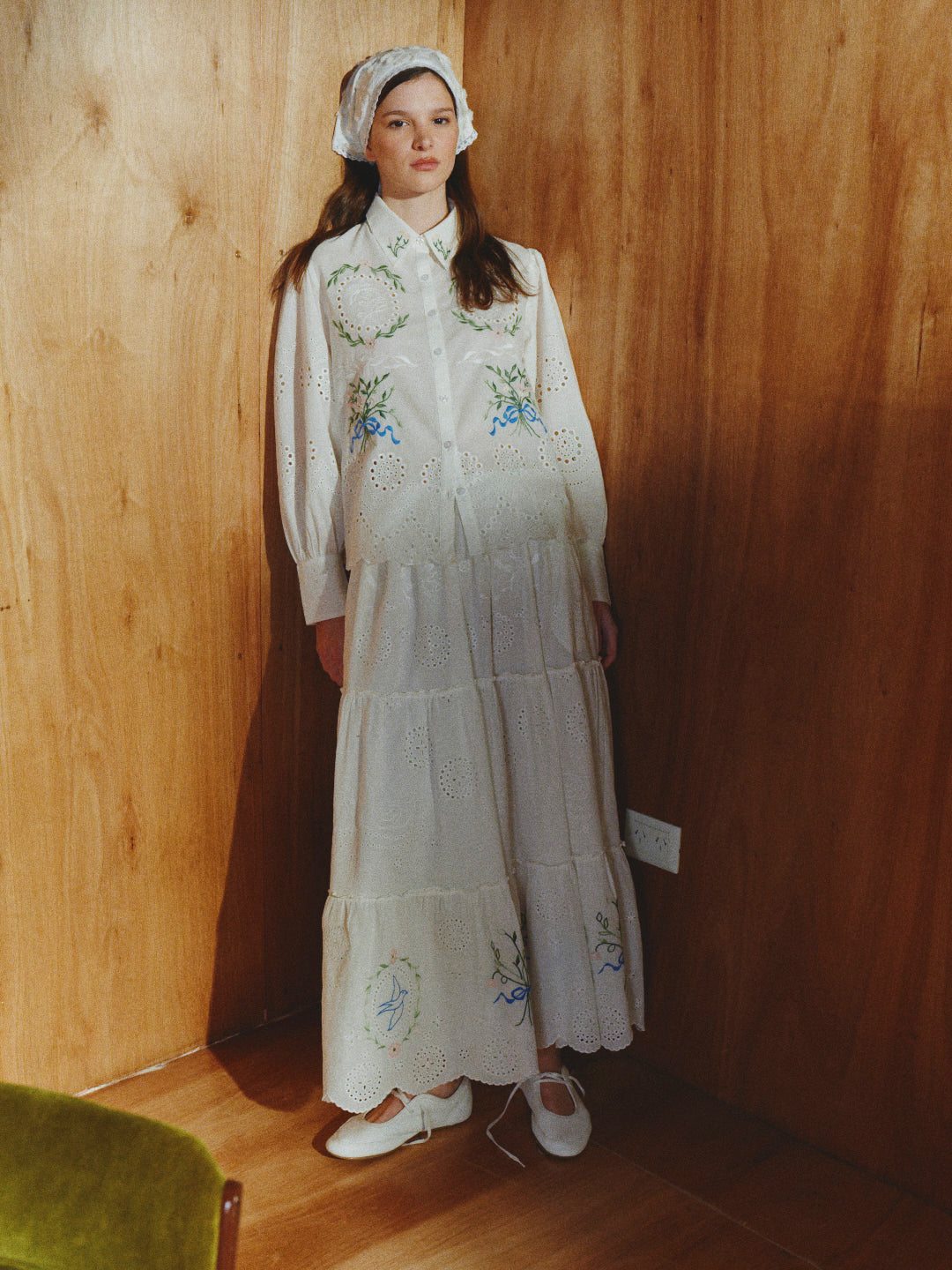 Penelope Skirt Off White