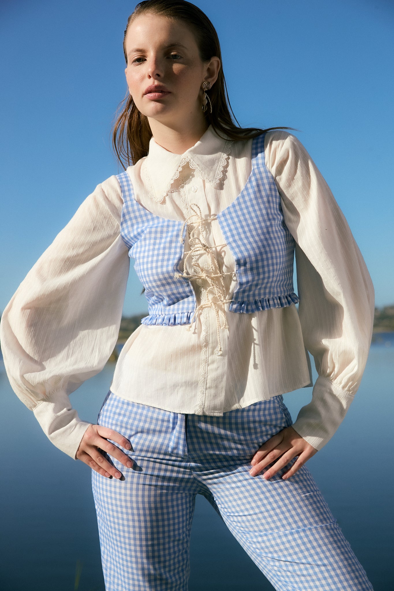 Odile Top light blue