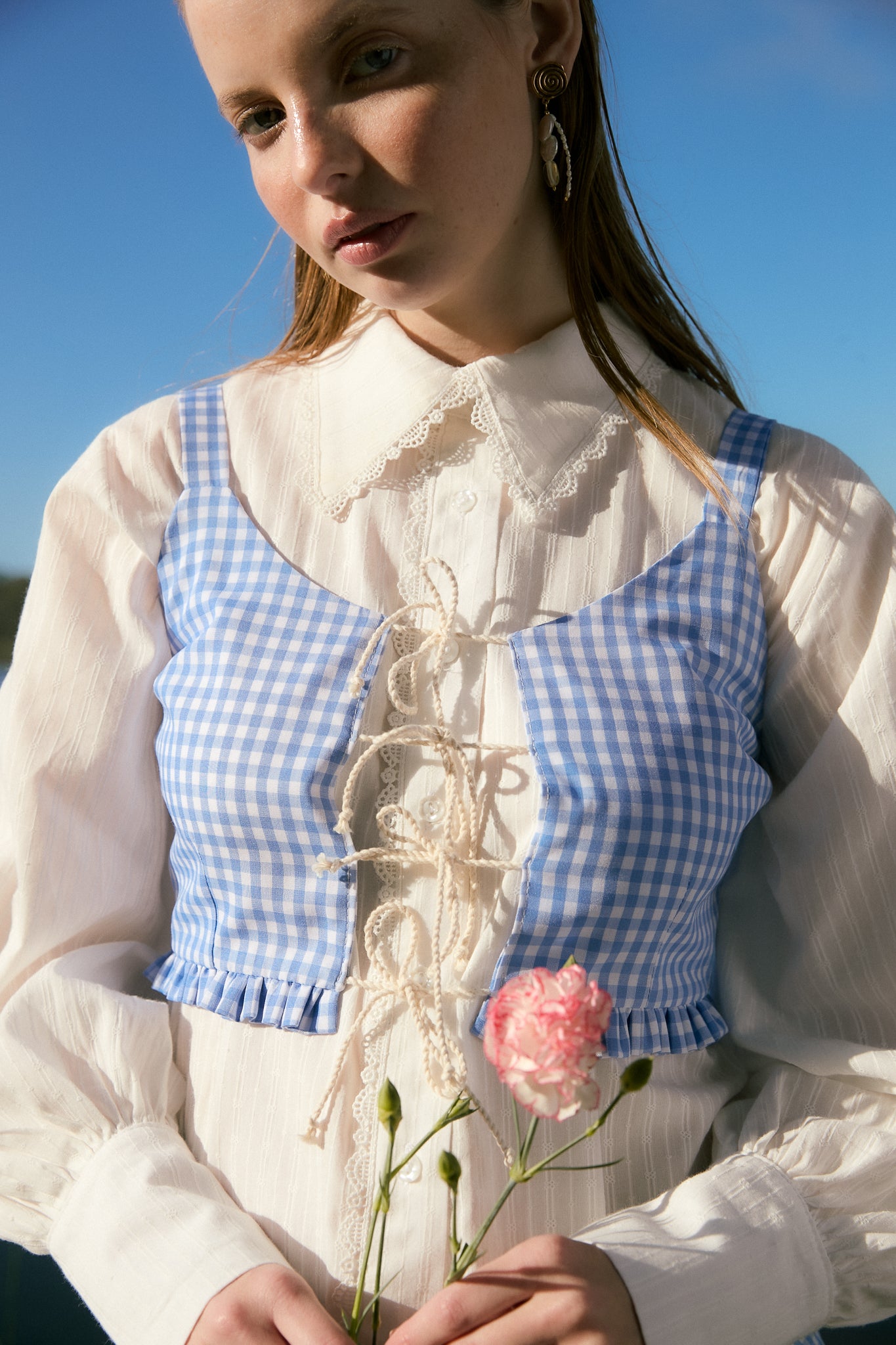 Odile Top light blue