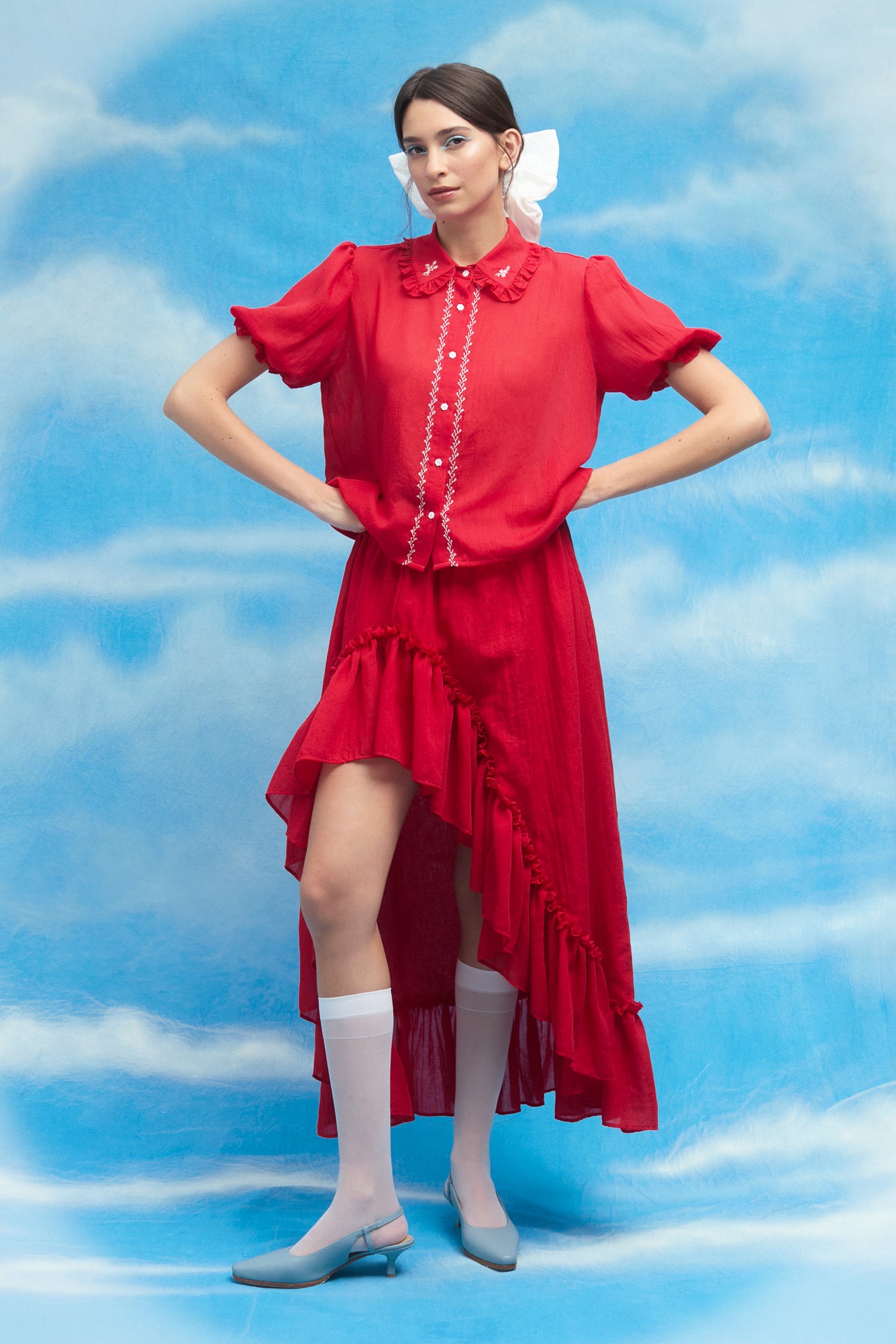Creta Skirt Red