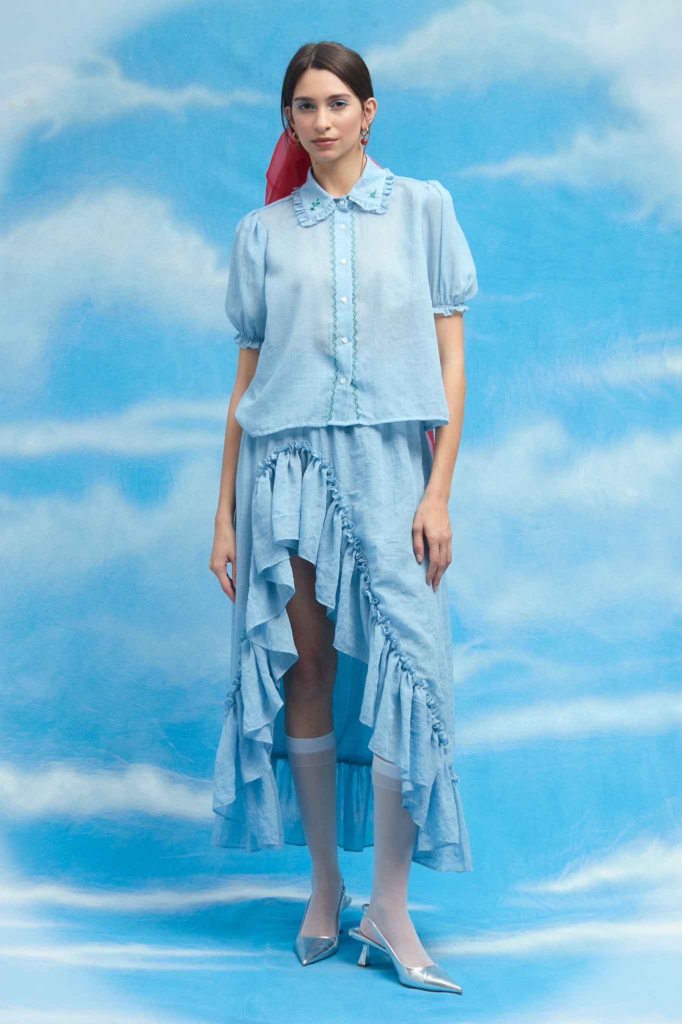 Creta Skirt light blue