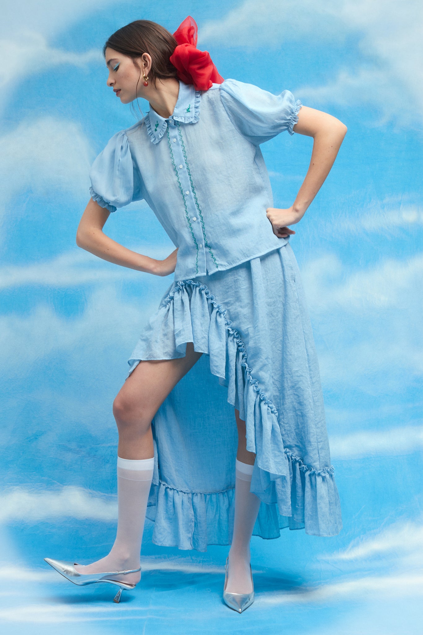 Creta Skirt light blue
