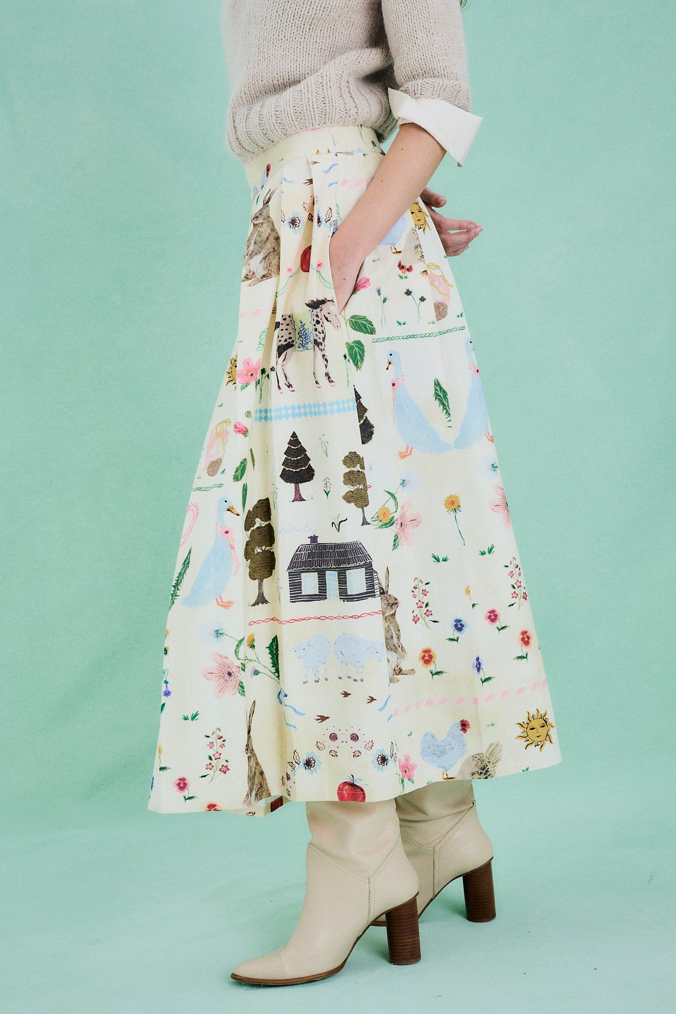 Andes Skirt Ivory