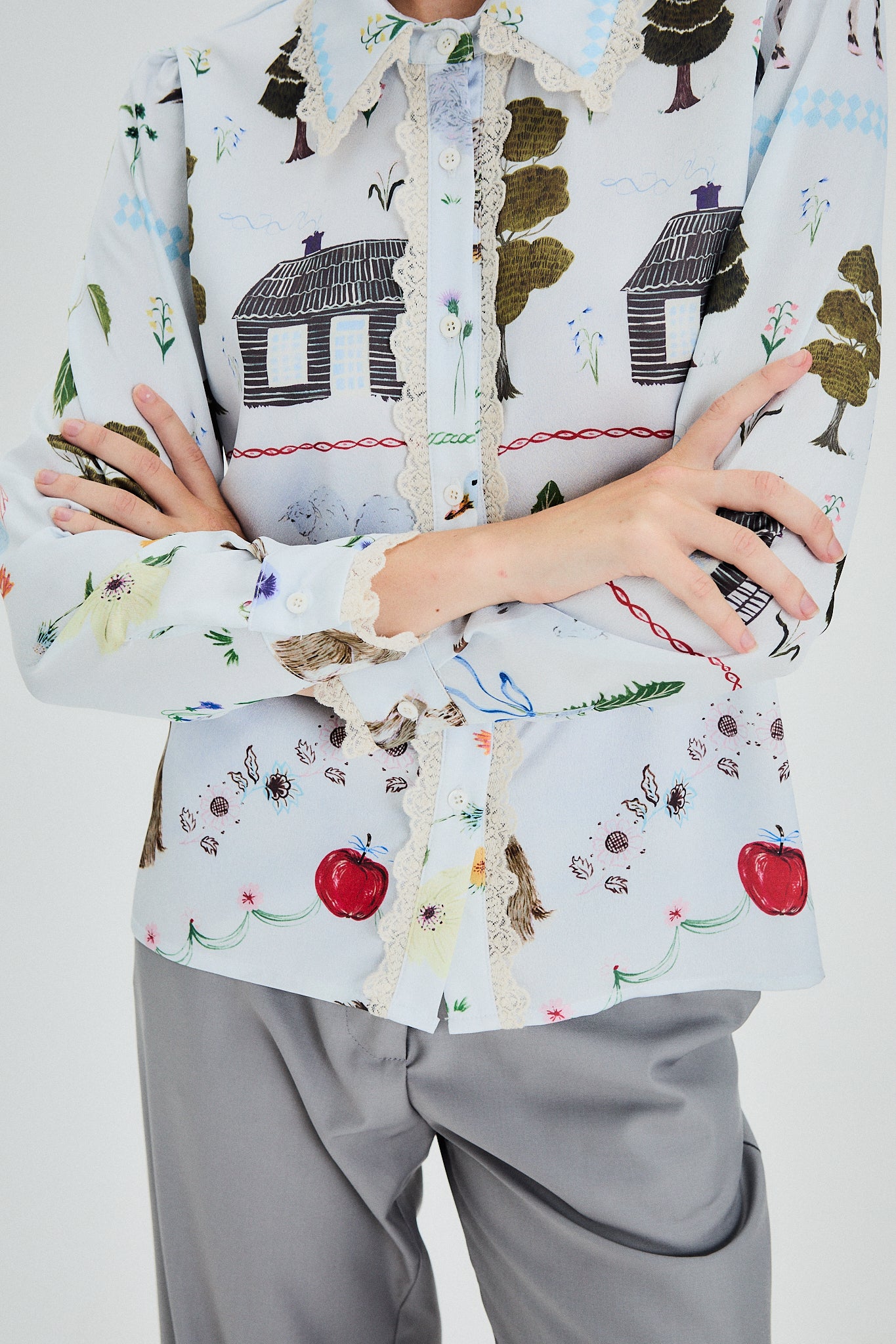 Abigail Blouse blue light