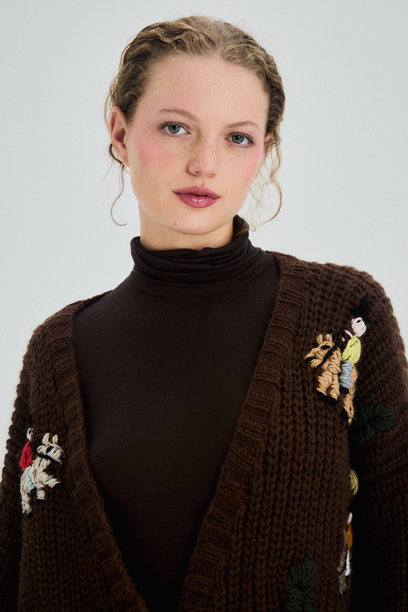 Arelauquen Cardigan brown