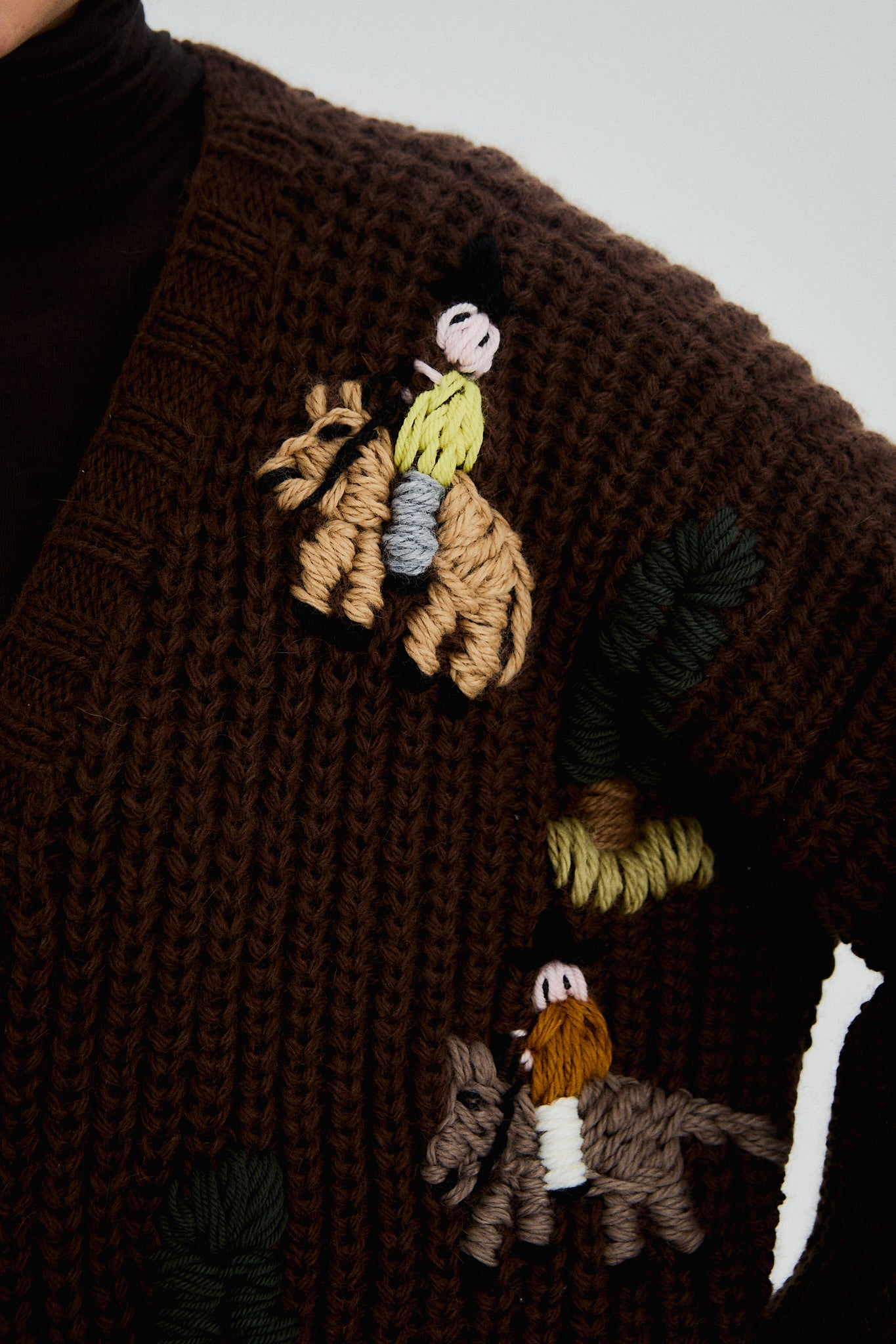Arelauquen Cardigan brown