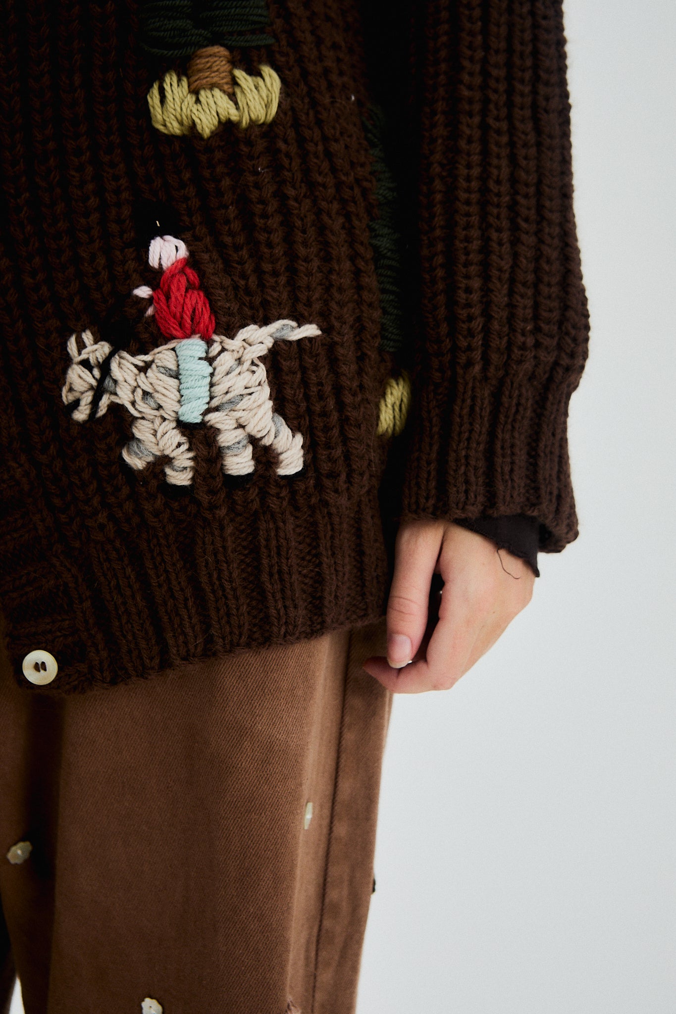Arelauquen Cardigan brown