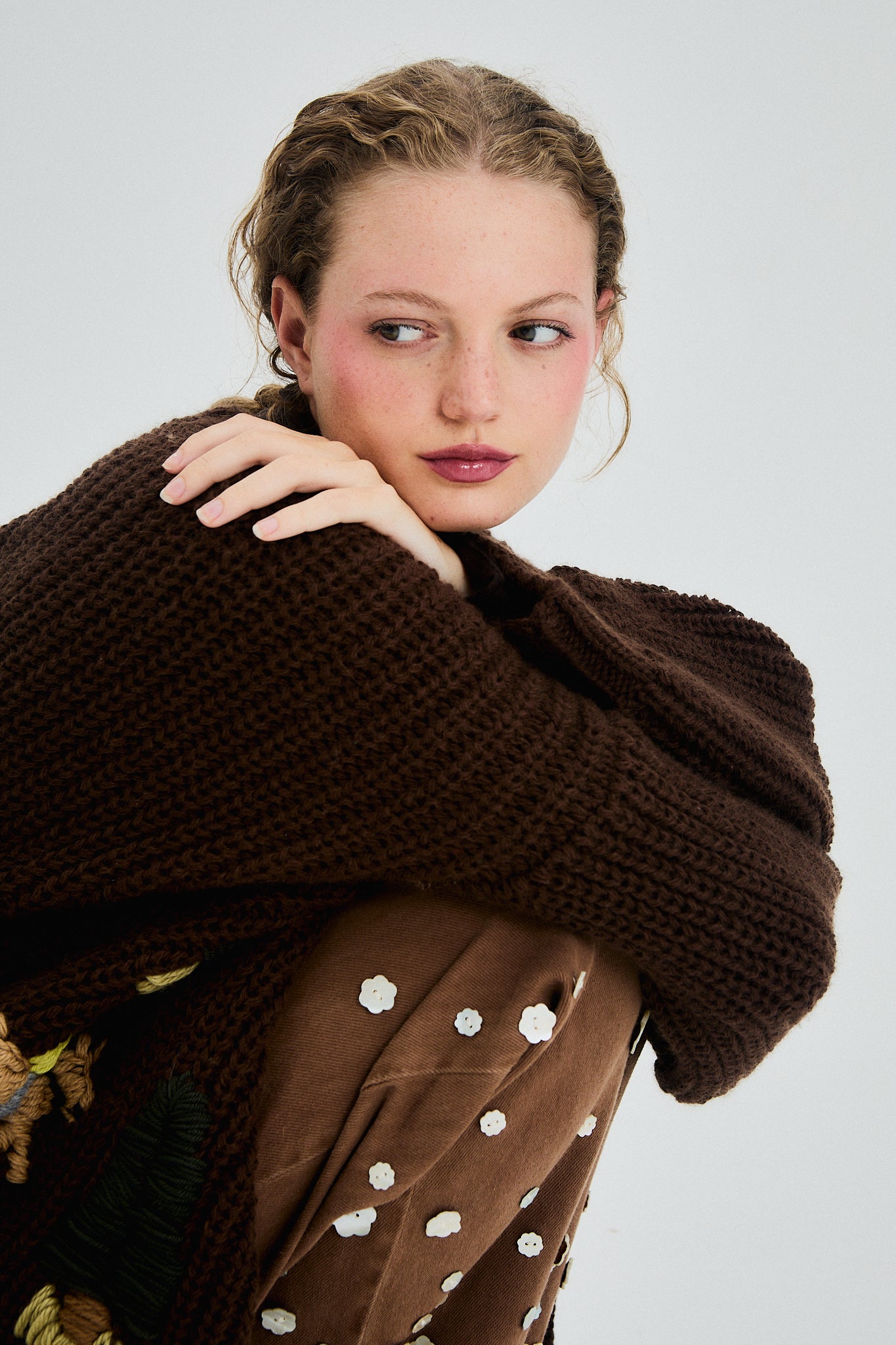 Arelauquen Cardigan brown