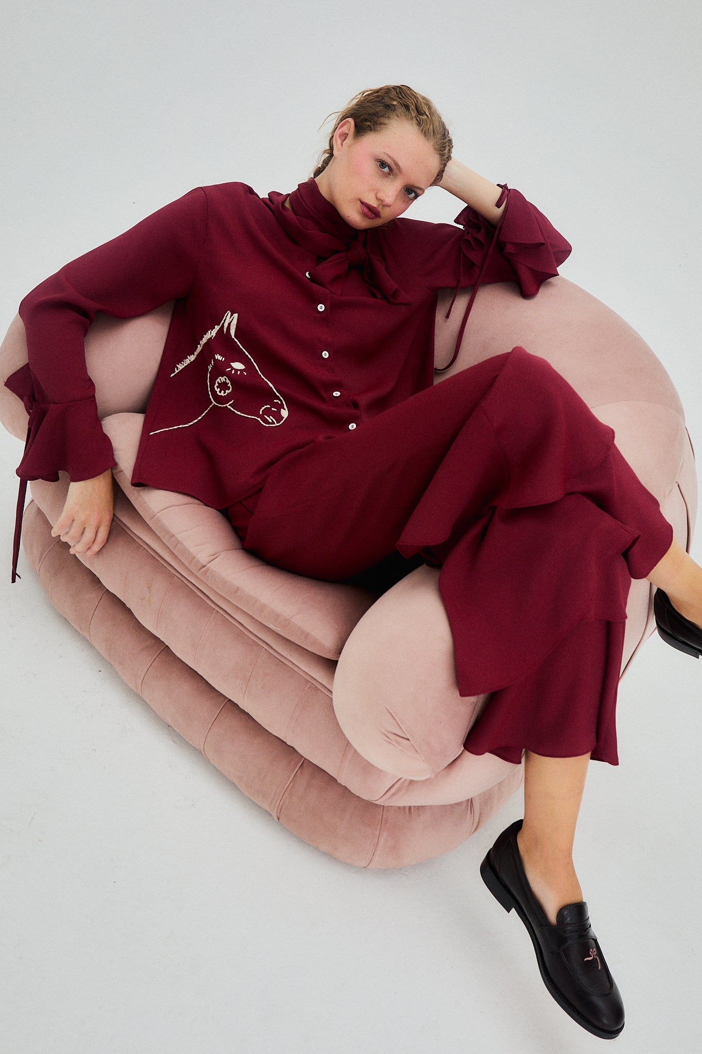 Alberta Pants bordeaux