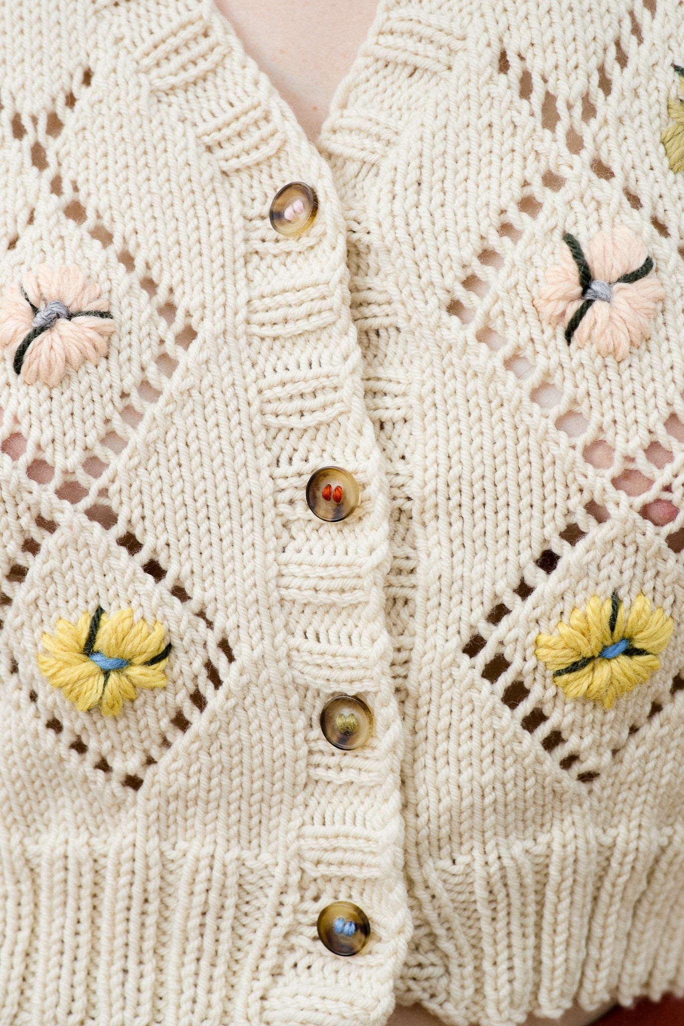 Granny Vest ivory