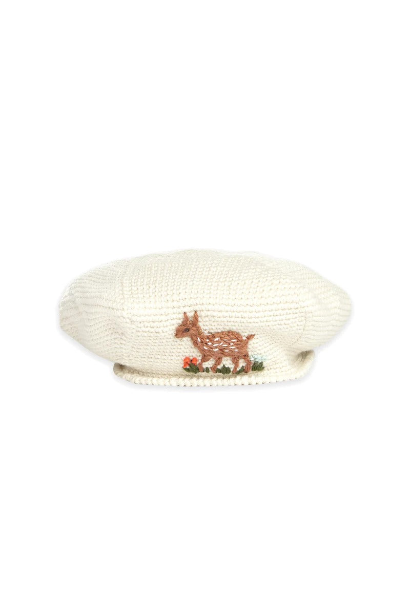Bambi Beret Ivory