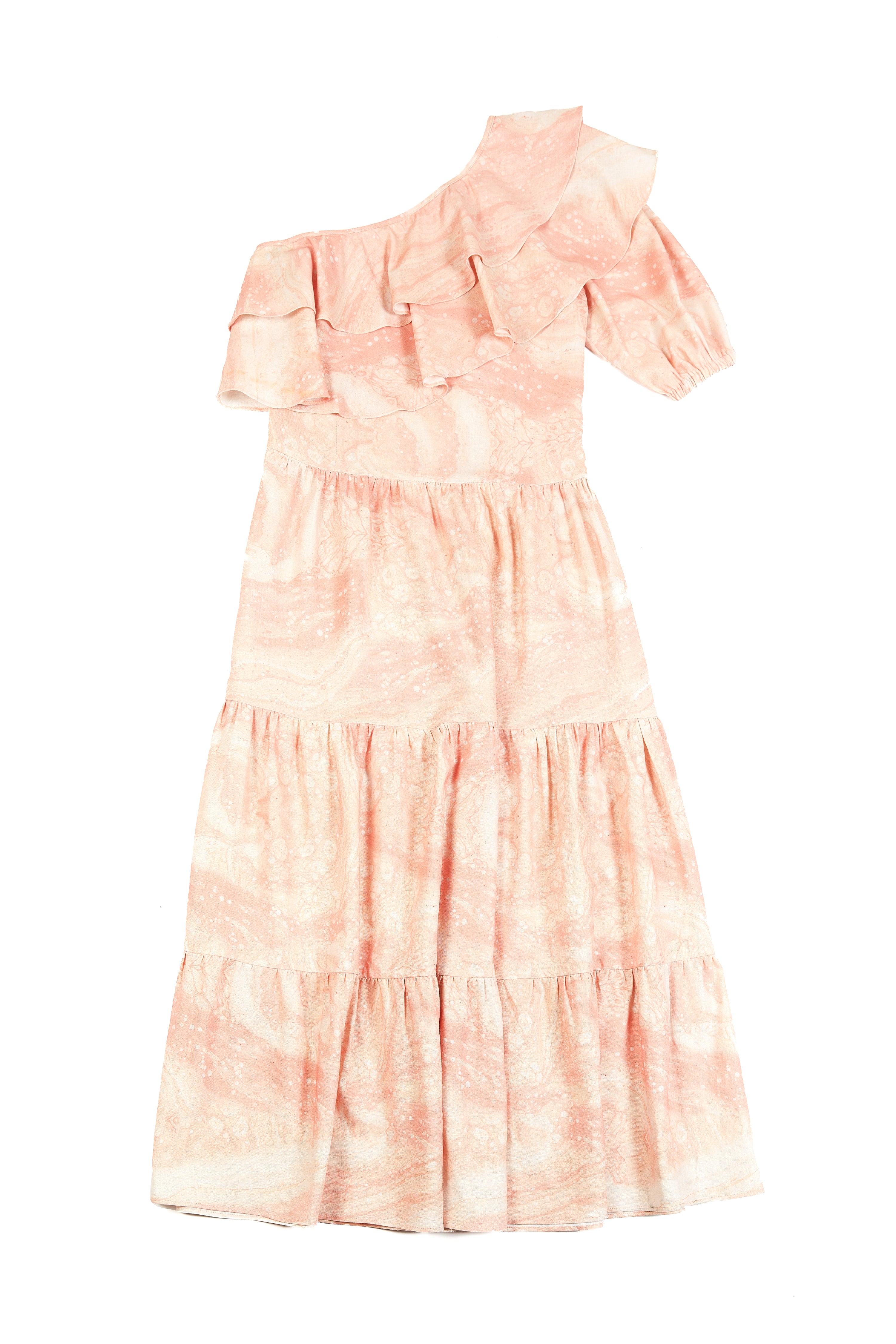 Marea Dress peach liquid