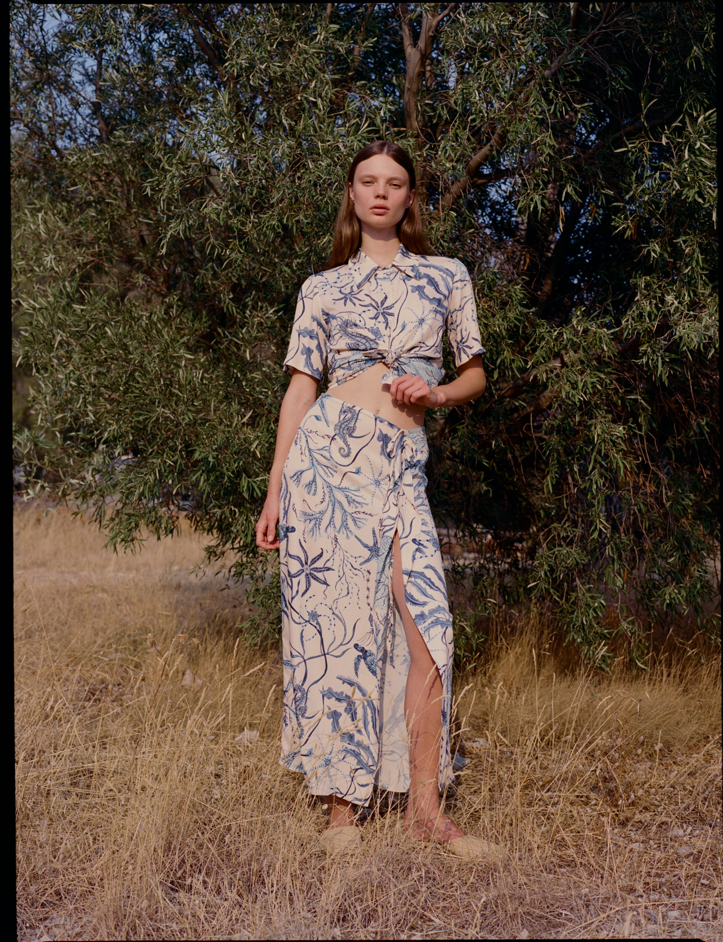 Zelmira Skirt blue