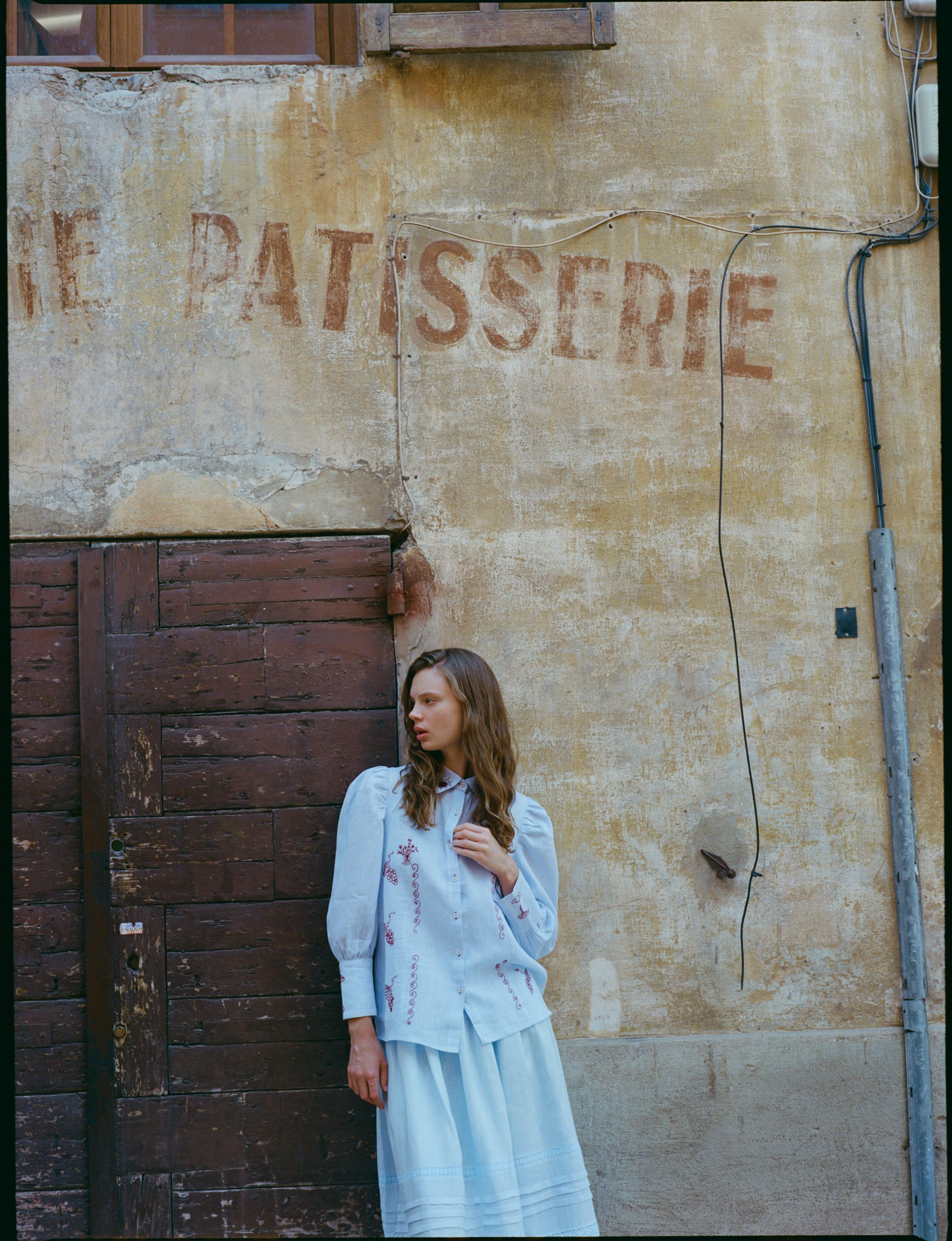 Violet Blouse light blue