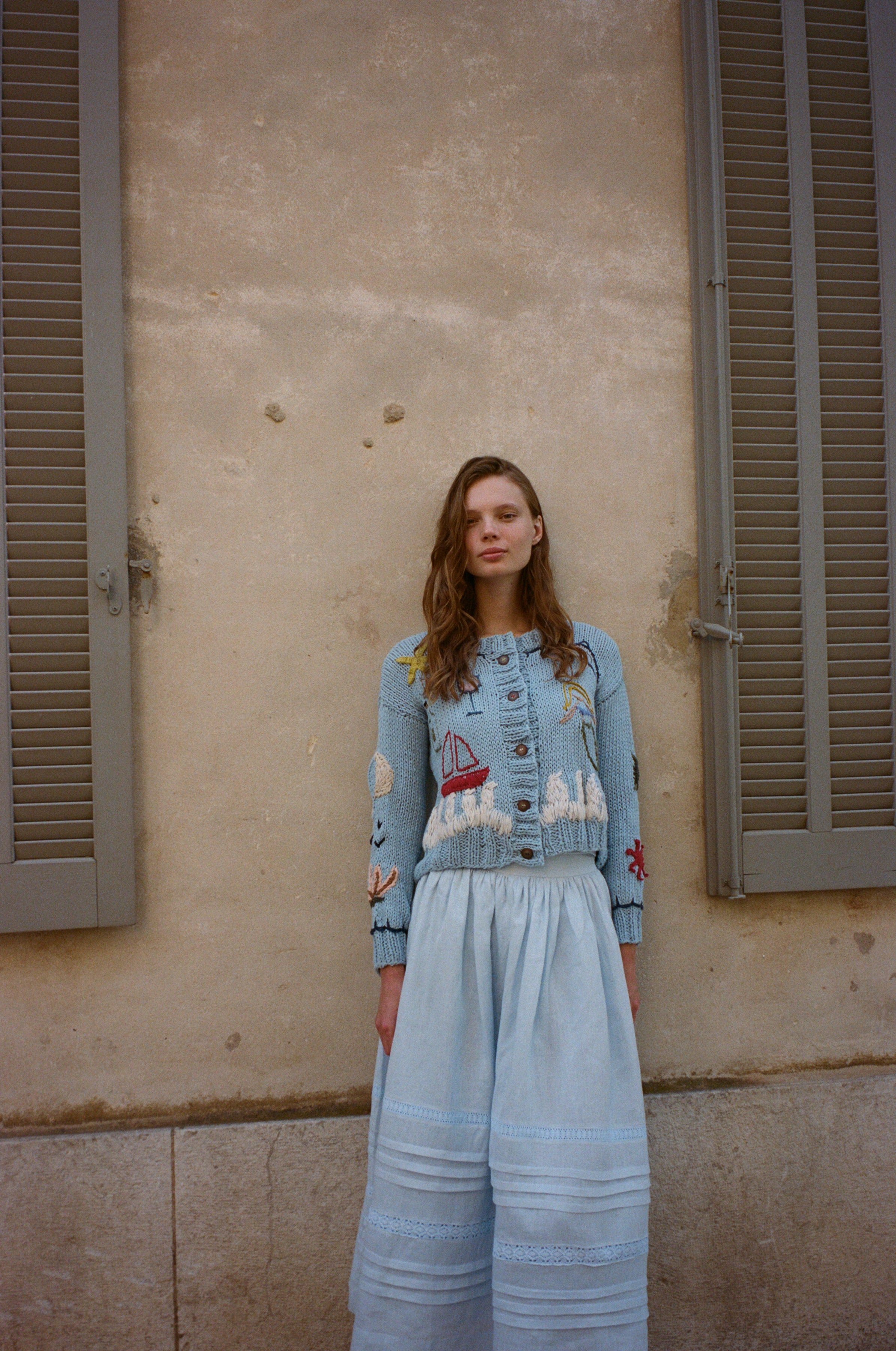 Mar y Tierra Cardi light blue (Pre - order 15 days)