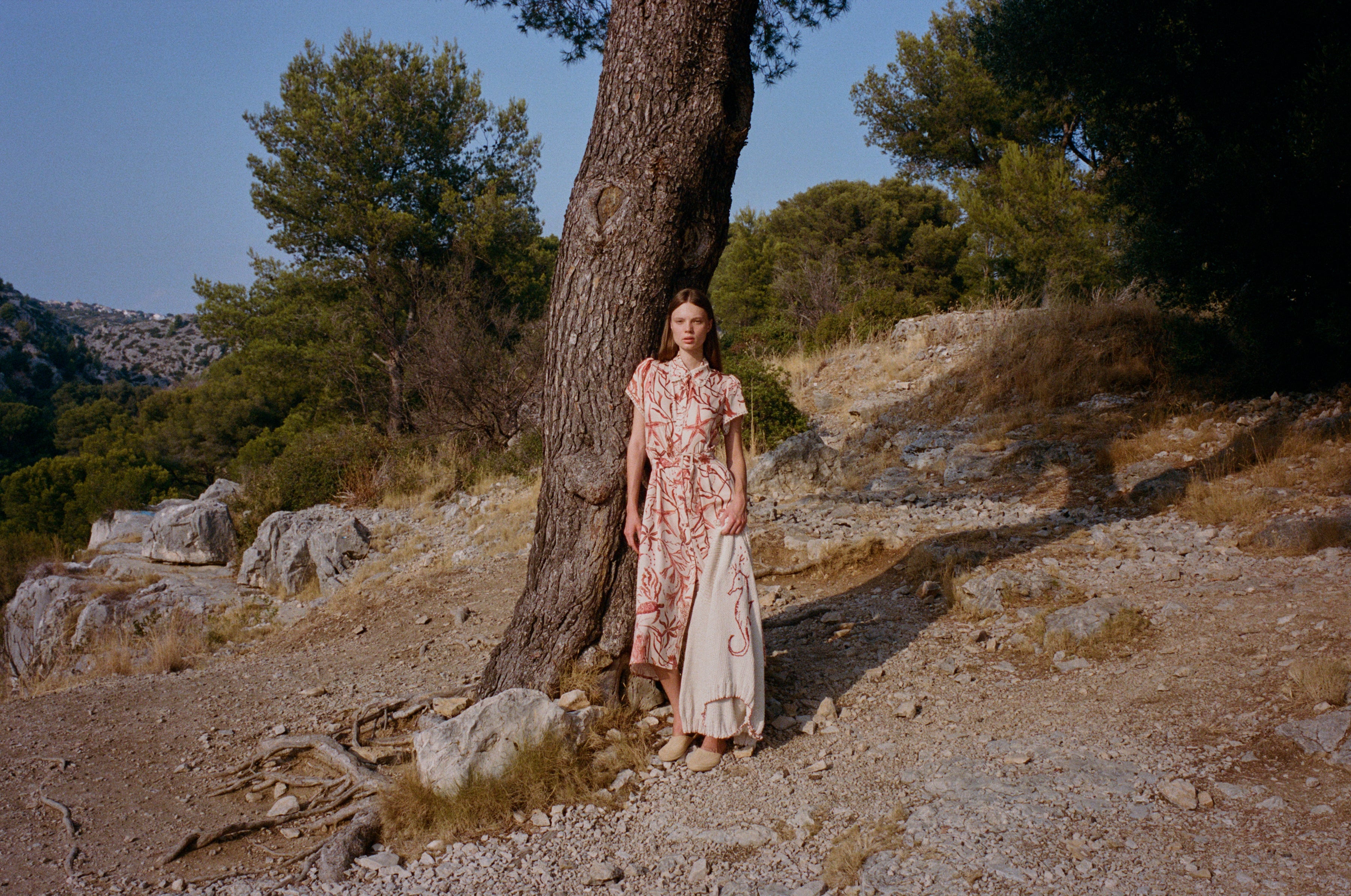 Salto Dress coral