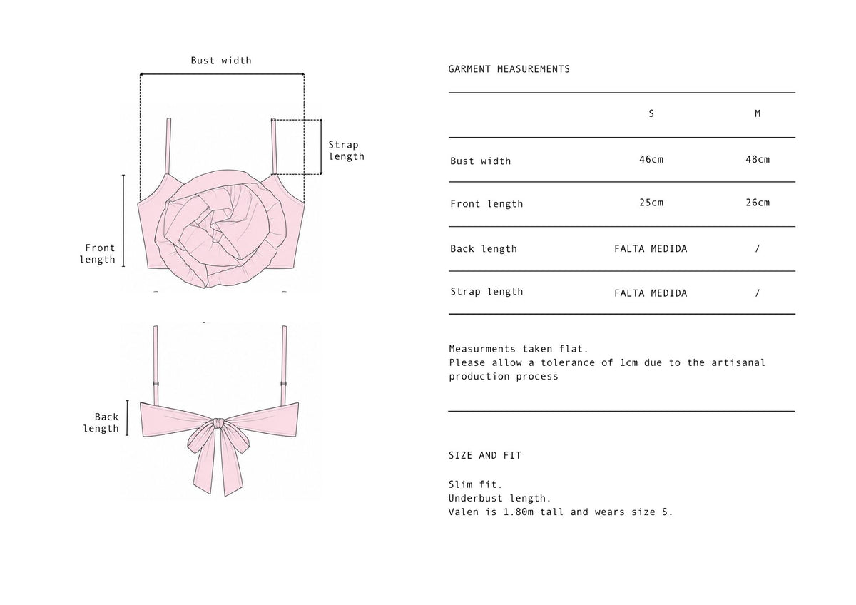 La Rosa Top Dusty Pink