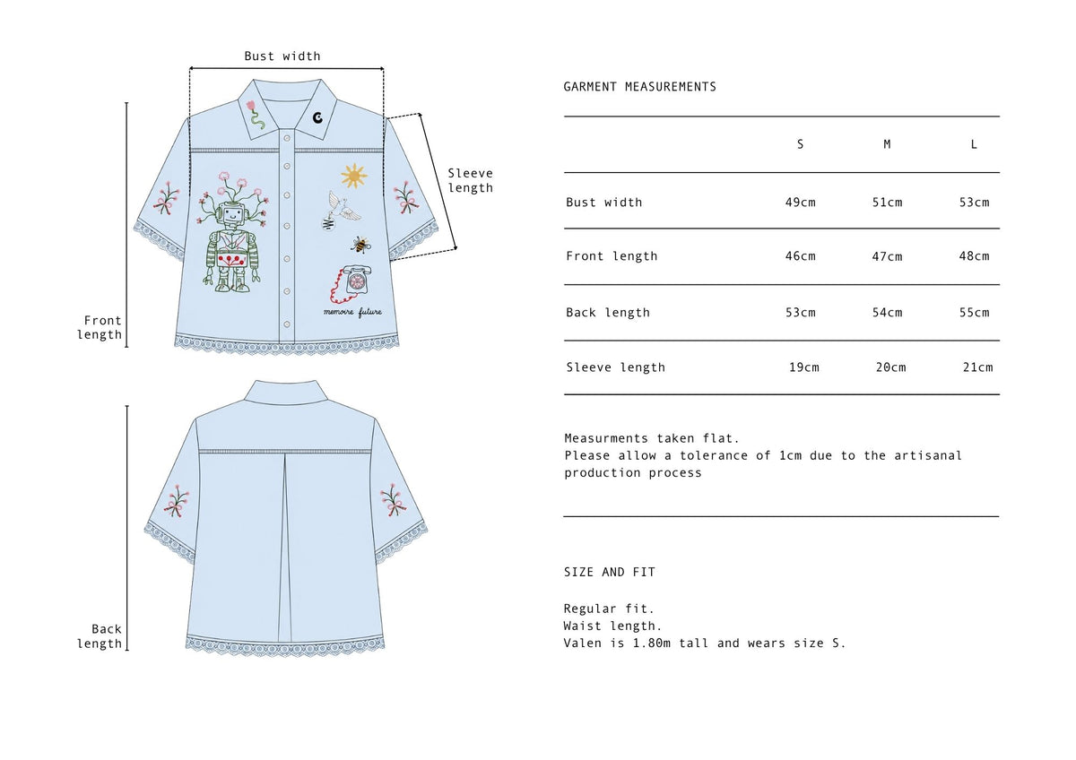 Aruba Shirt powder blue