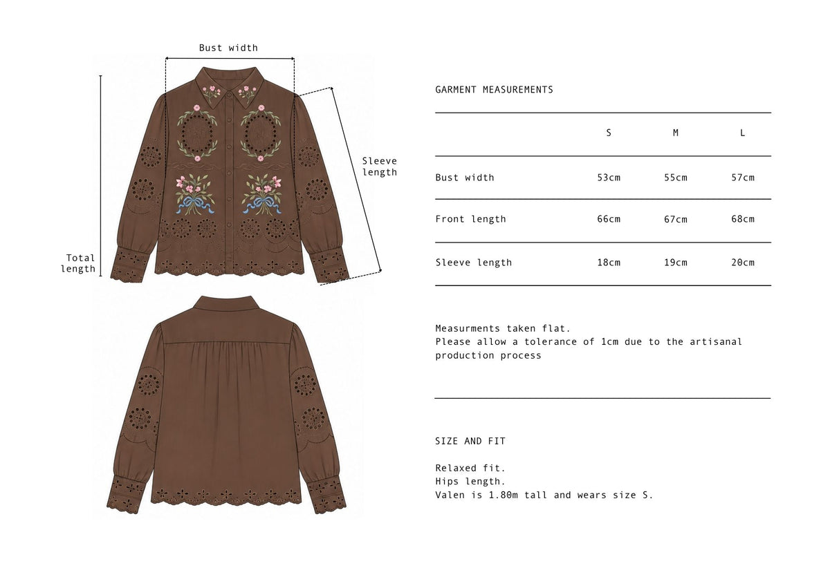 Enriqueta Blouse Chocolate