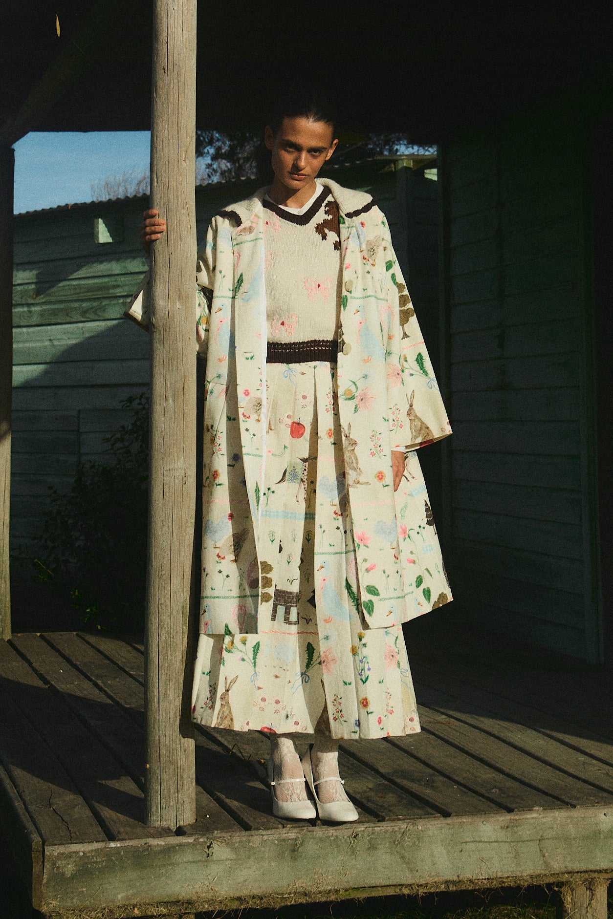 Angostura Coat ivory (Pre Order 15 days)