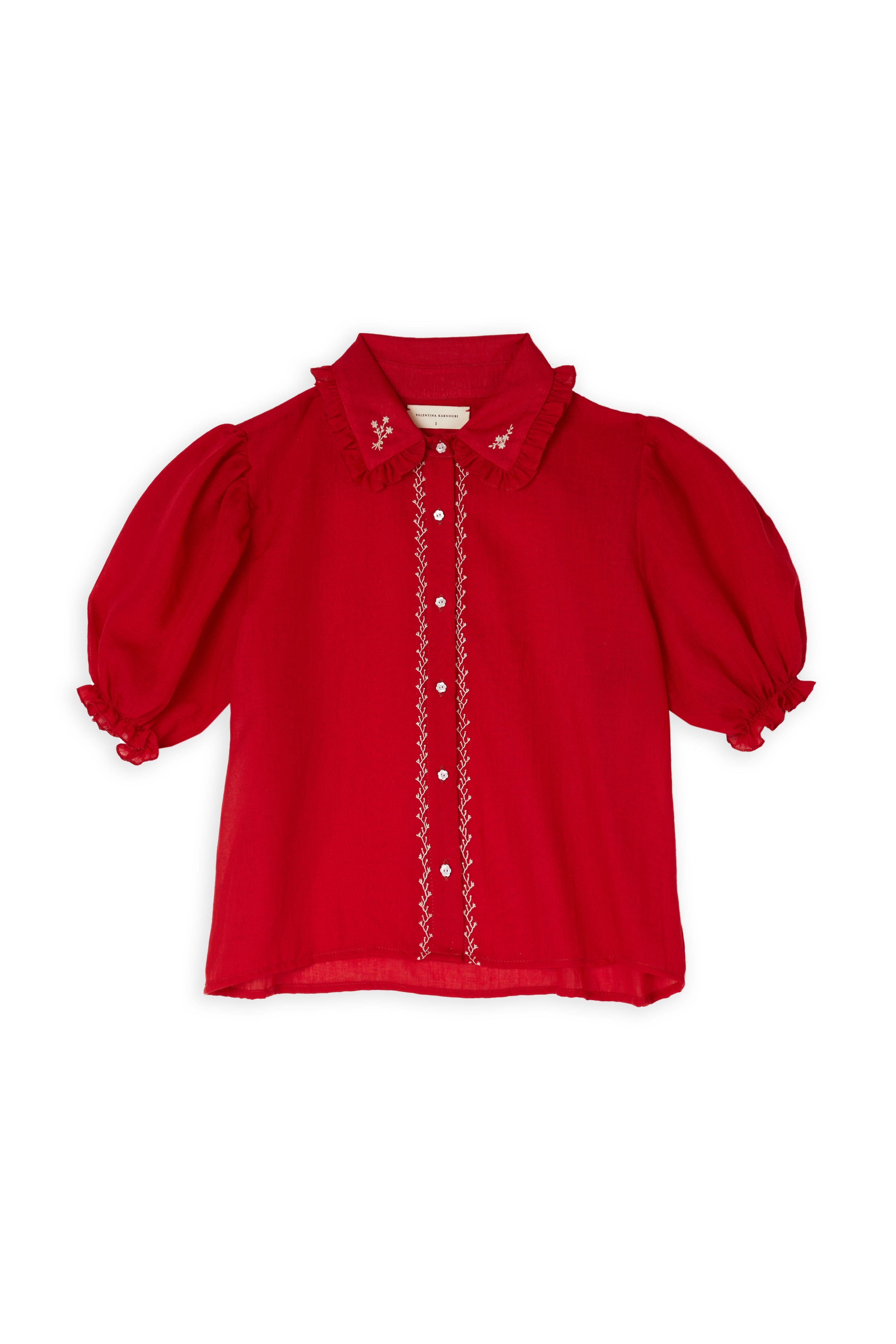 Malta Blouse Red