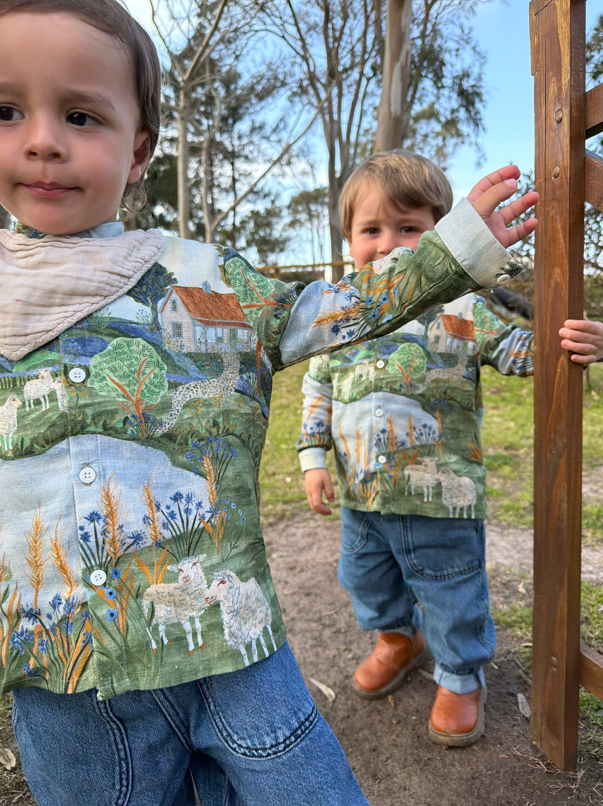 Paisajito Blouse for Kids (Pre Order 10 days)